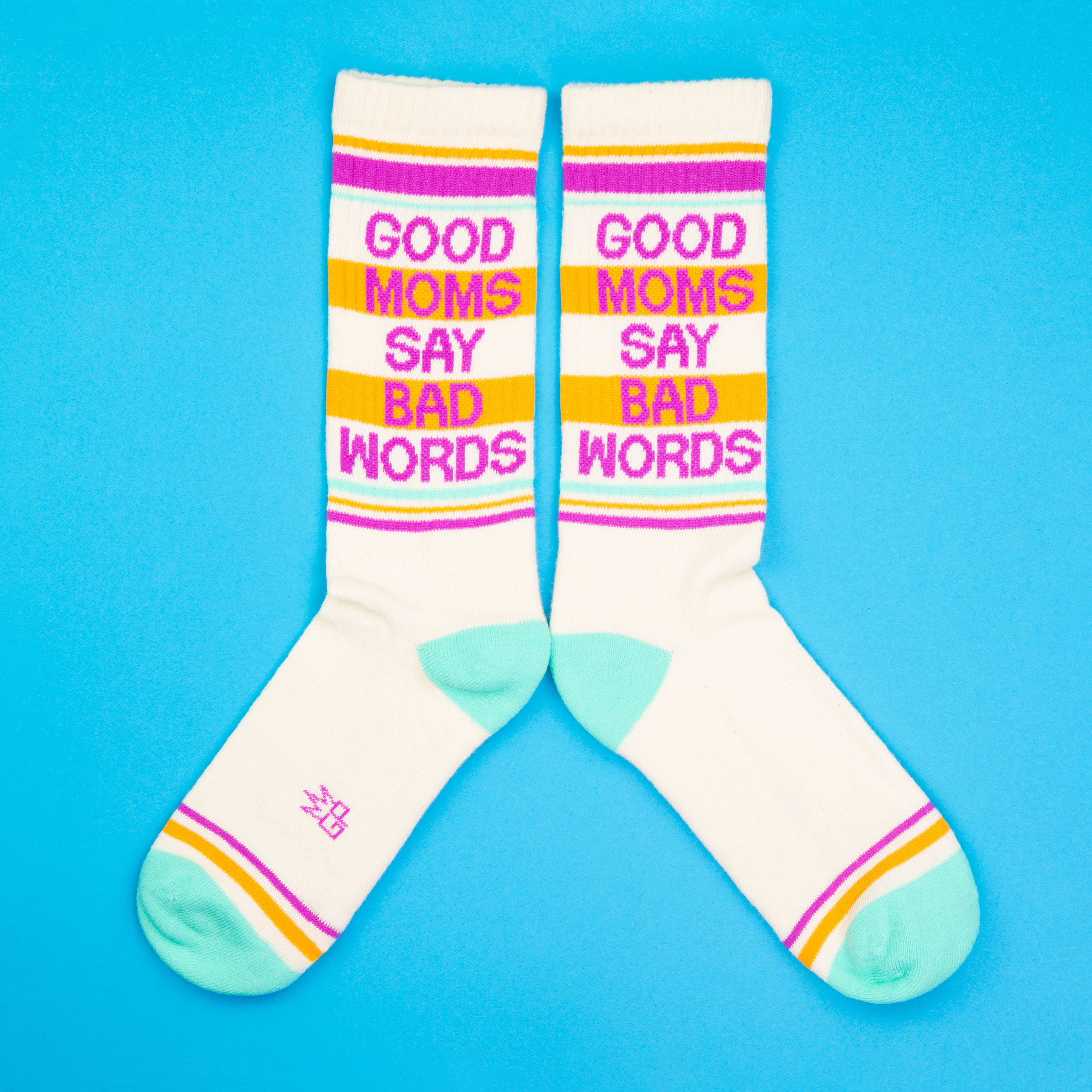 Good Moms Say Bad Words Gym Crew Socken