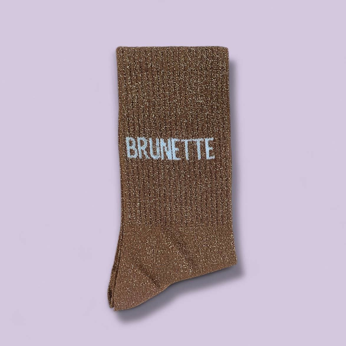 Glitzersocken Brunette von Agathe & Cocö