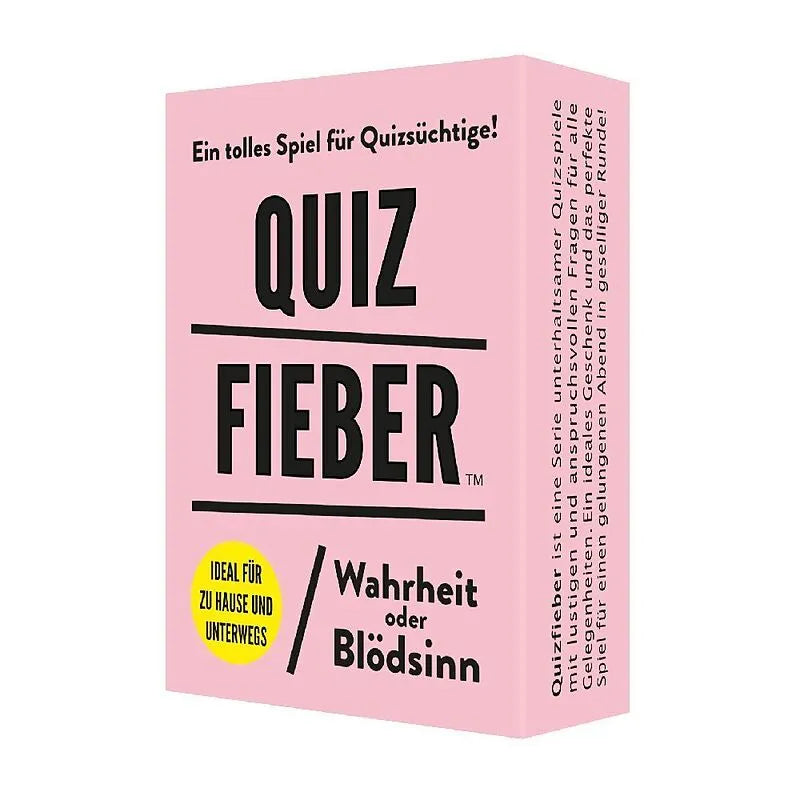 Kartenspiel Quizfieber Wahrheit oder Blödsinn von Kylskapspoesi