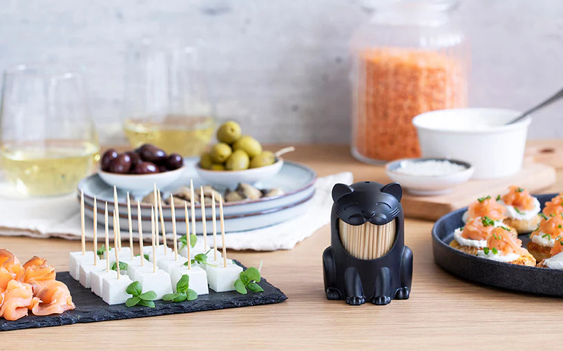 Zahnstocher Dispenser Katze von Pelegdesign