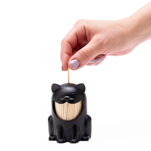 Zahnstocher Dispenser Katze von Pelegdesign