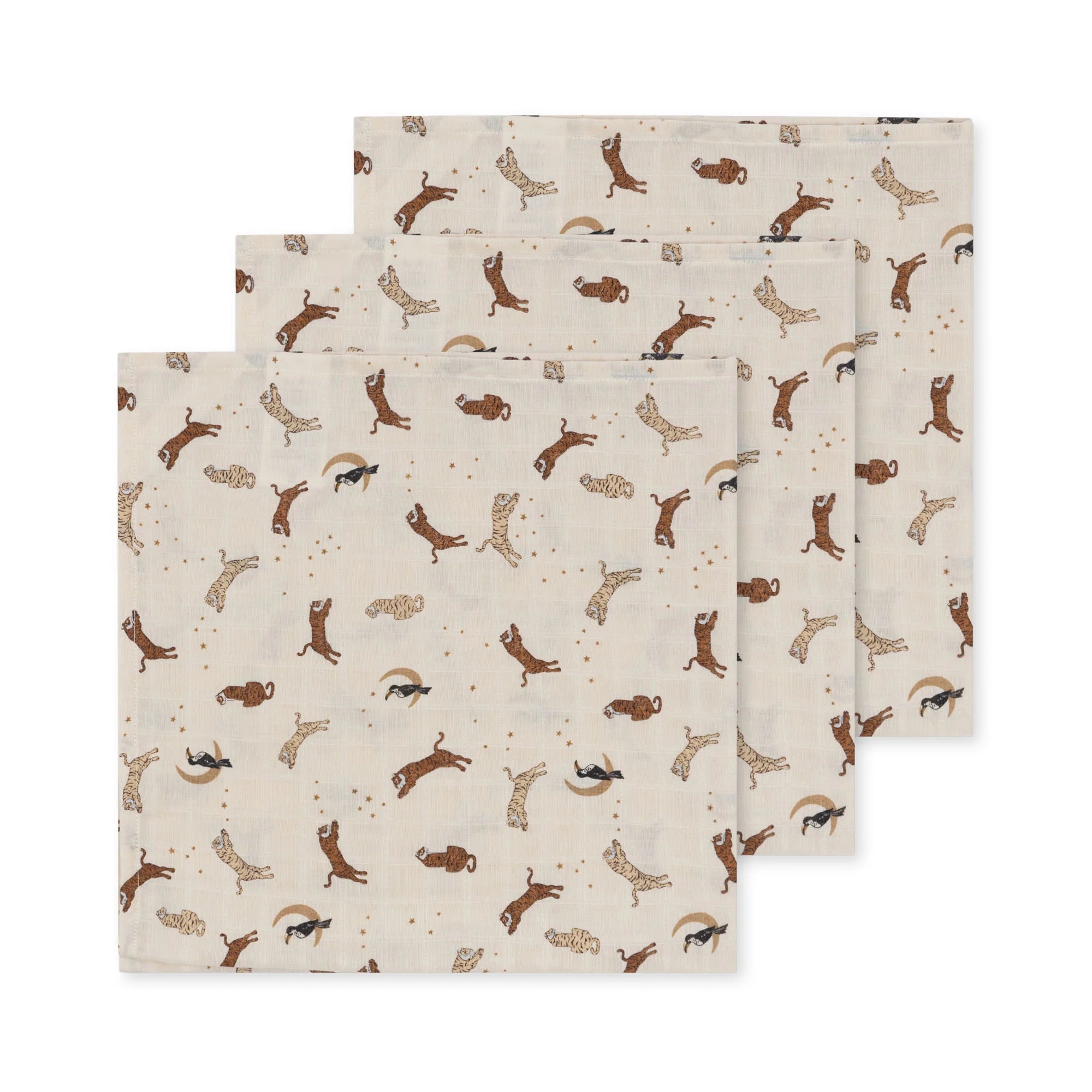 Mulltücher 3er Set von Konges Sløjd