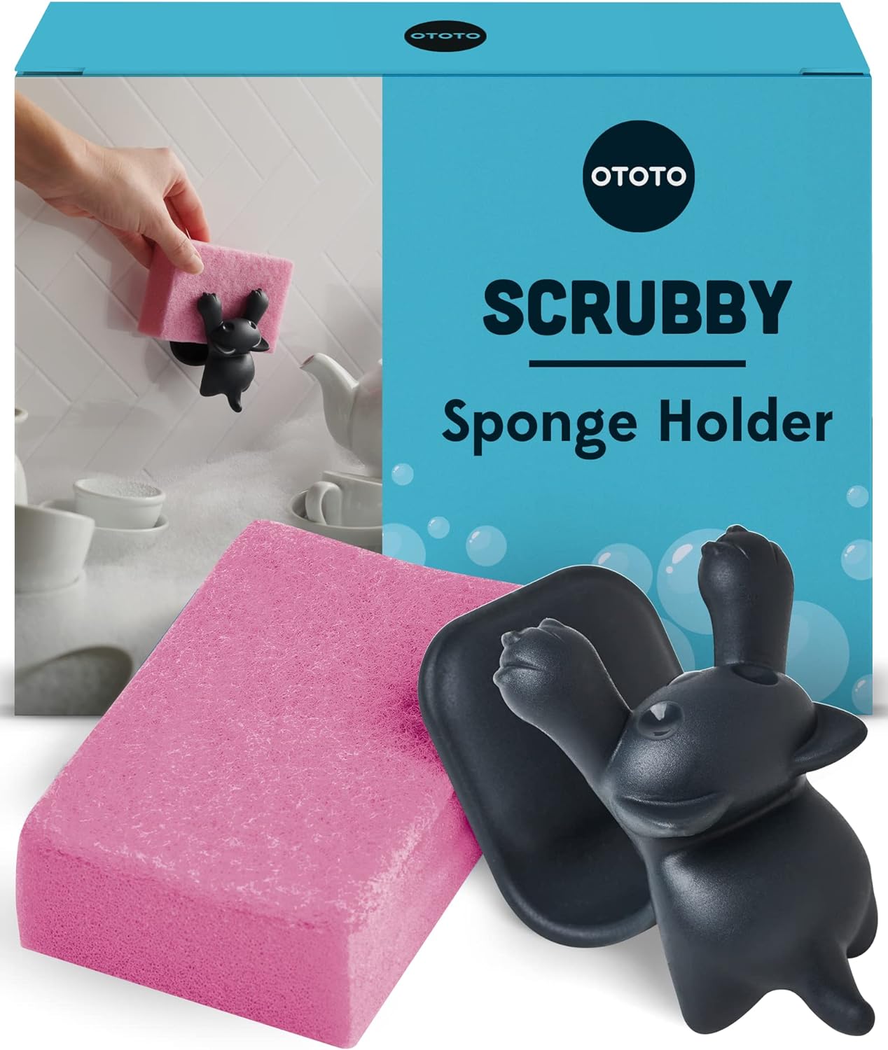 Schwammhalter Katze Scrubby Ototo