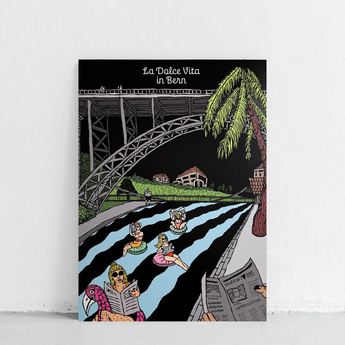 Poster La Dolce Vita in Bern von Alice Lobsiger