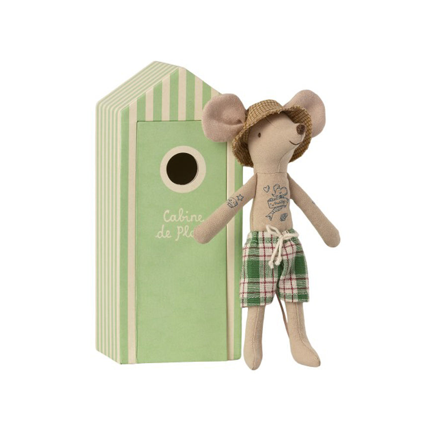 Strandmäuse mit Kabine von Maileg
