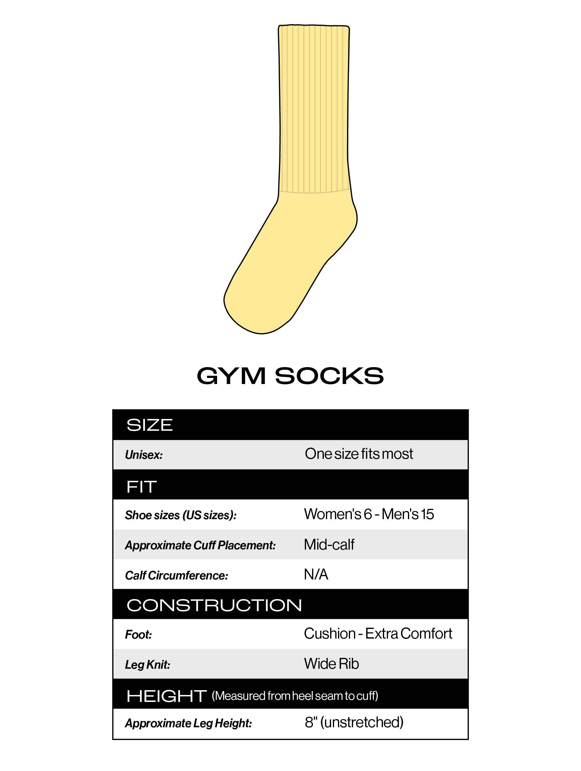 Cool Mom Gym Crew-Socken