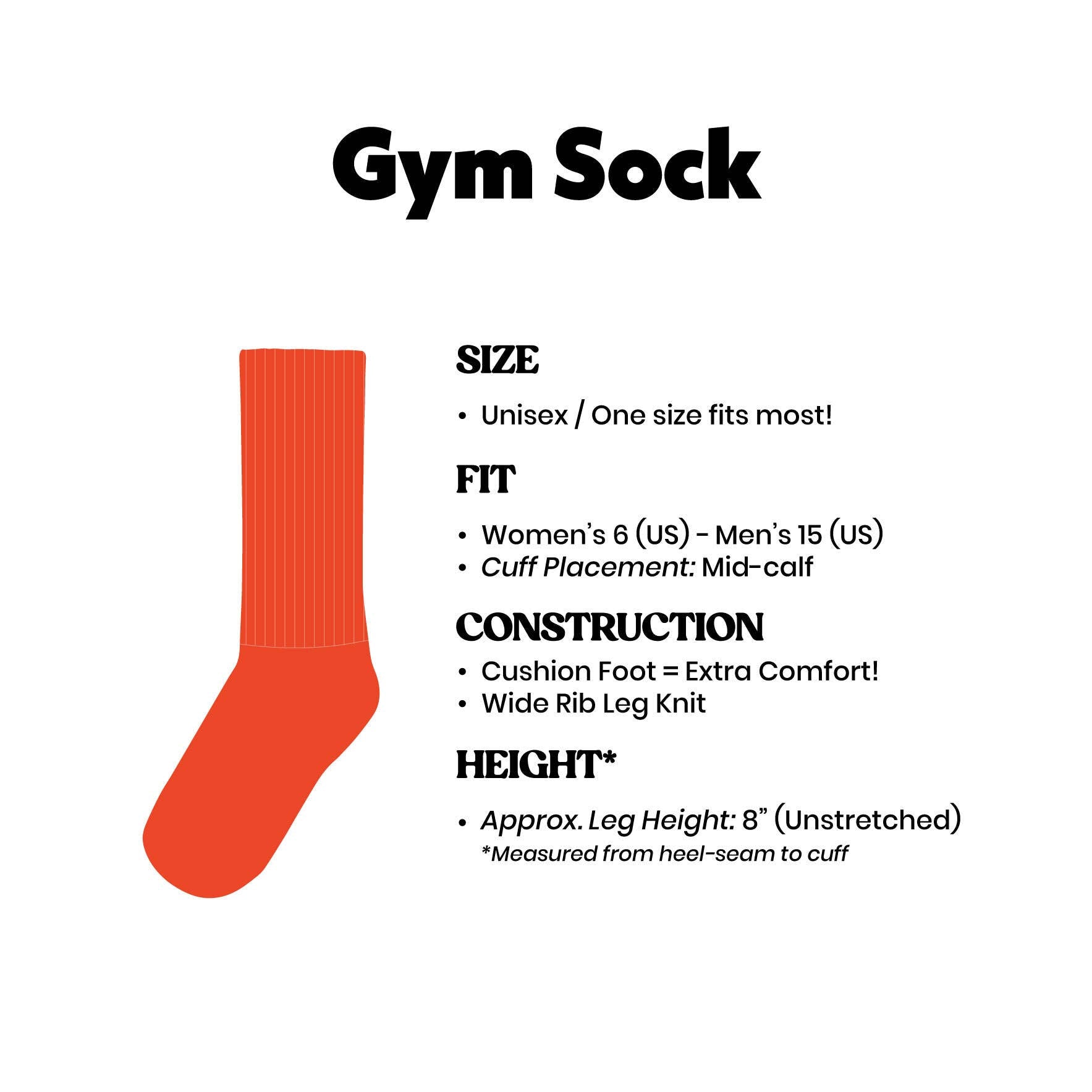 Hot Dad Gym Crew Socken