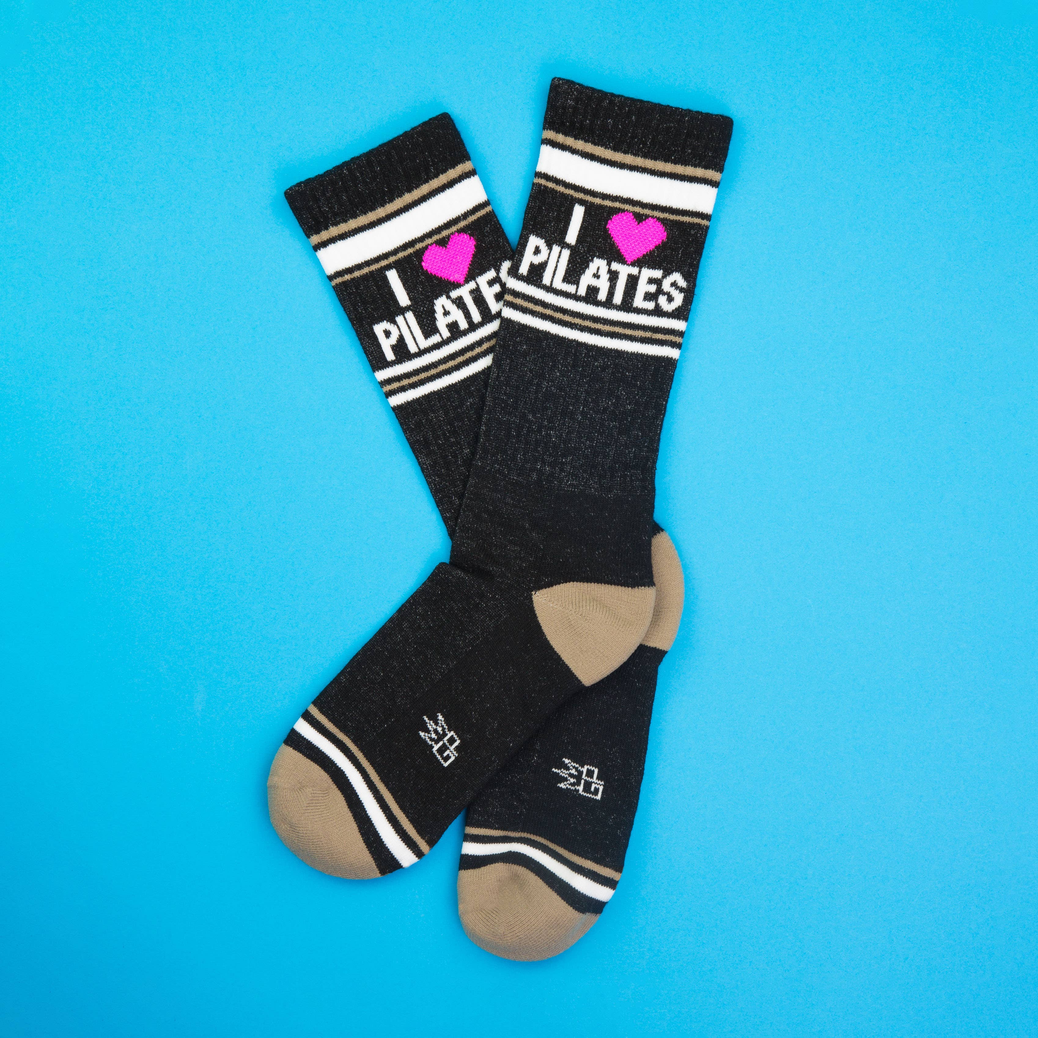 I ❤️ Pilates Gym Crew Socken