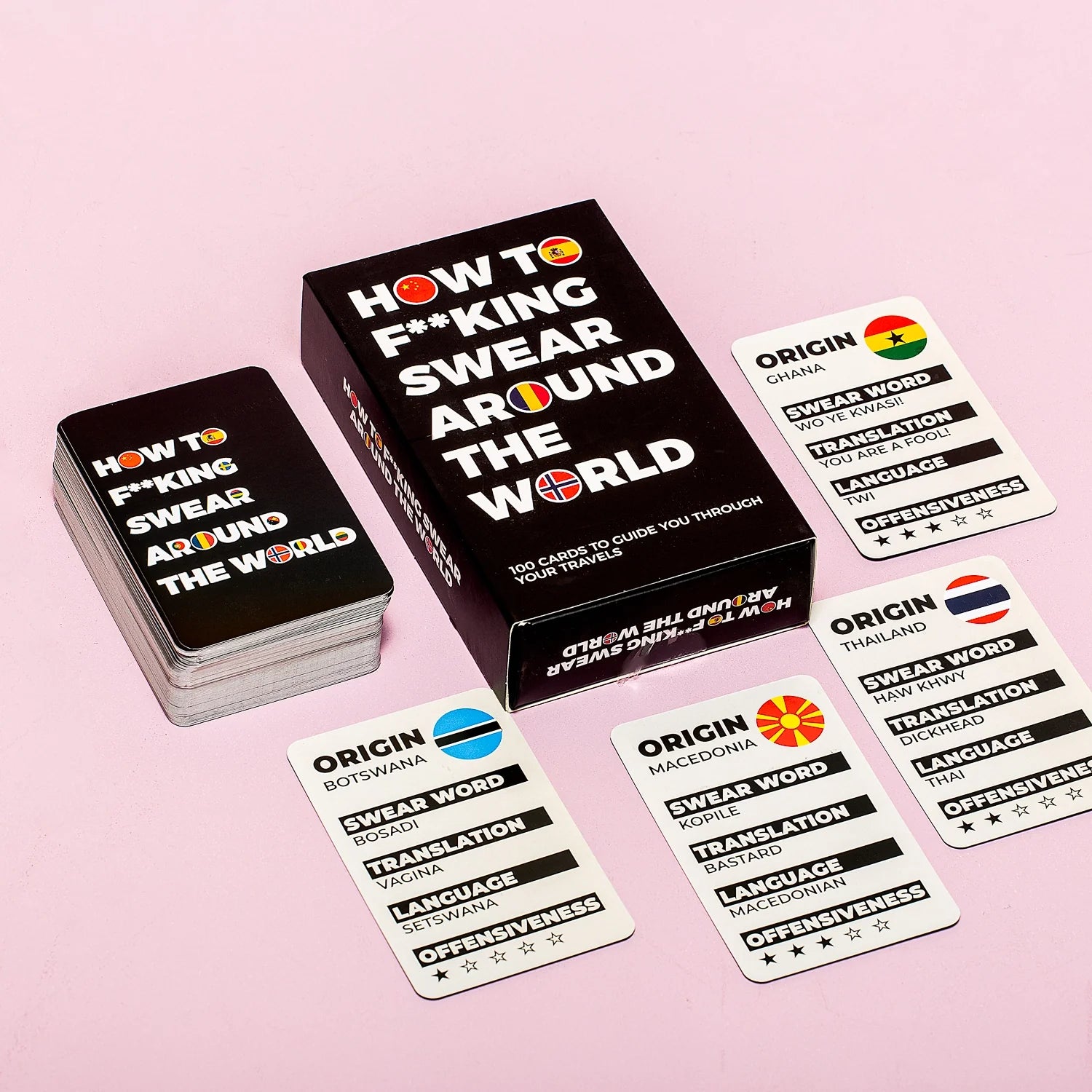 Kartenspiel How To Swear Around The World von Gift Republic