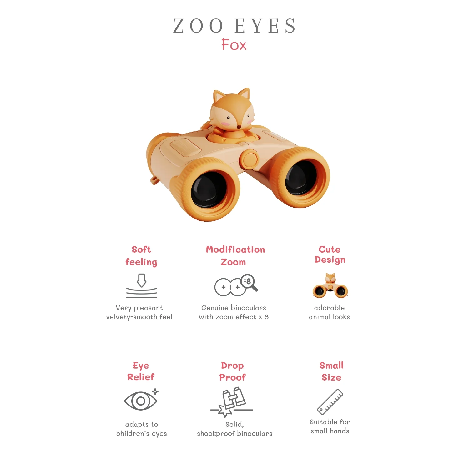 Fernglas Zoo Eyes Fuchs von The Zoofamily