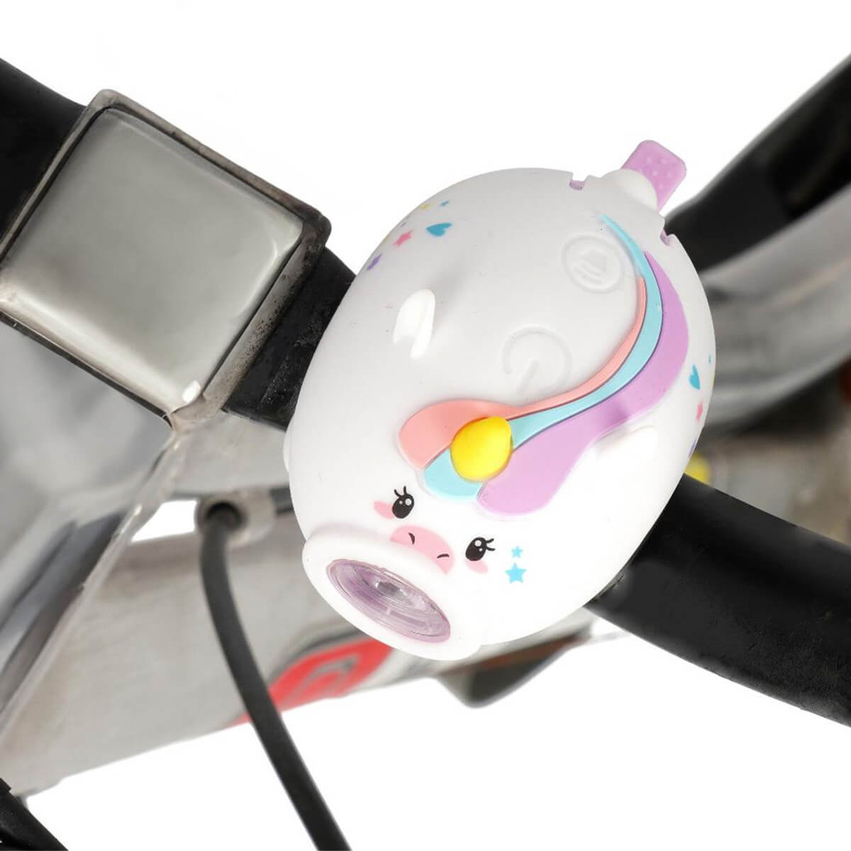 Unicorn – Wiederaufladbares Fahrradlicht mit Hupe von Legami