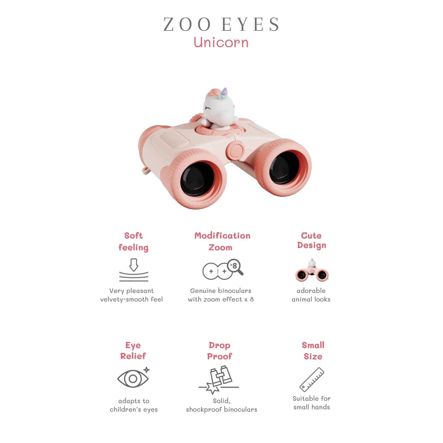 Fernglas Zoo Eyes Unicorn von The Zoofamily