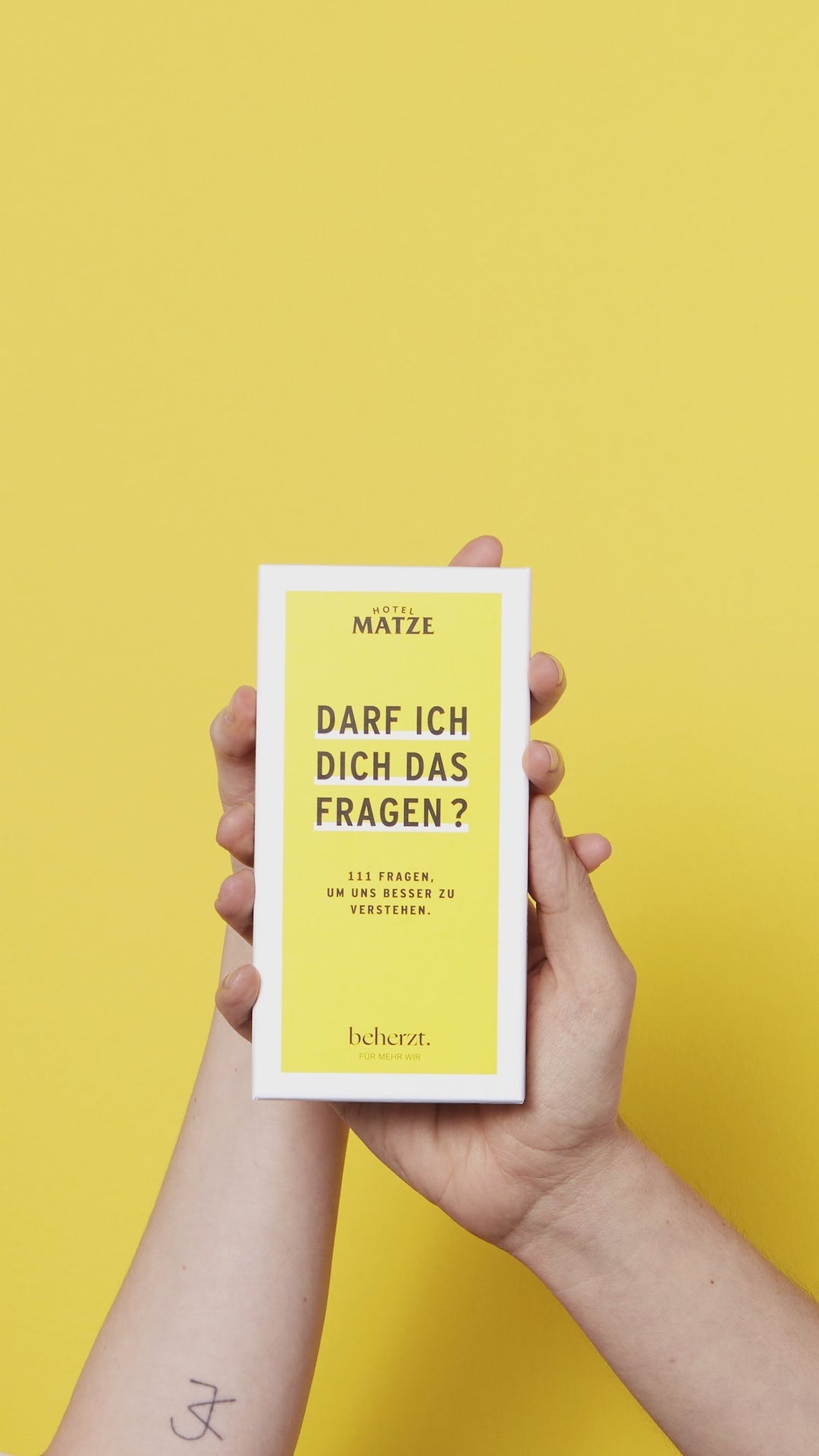 Kartenset-Spiel | Darf ich dich was fragen? von Beherzt.