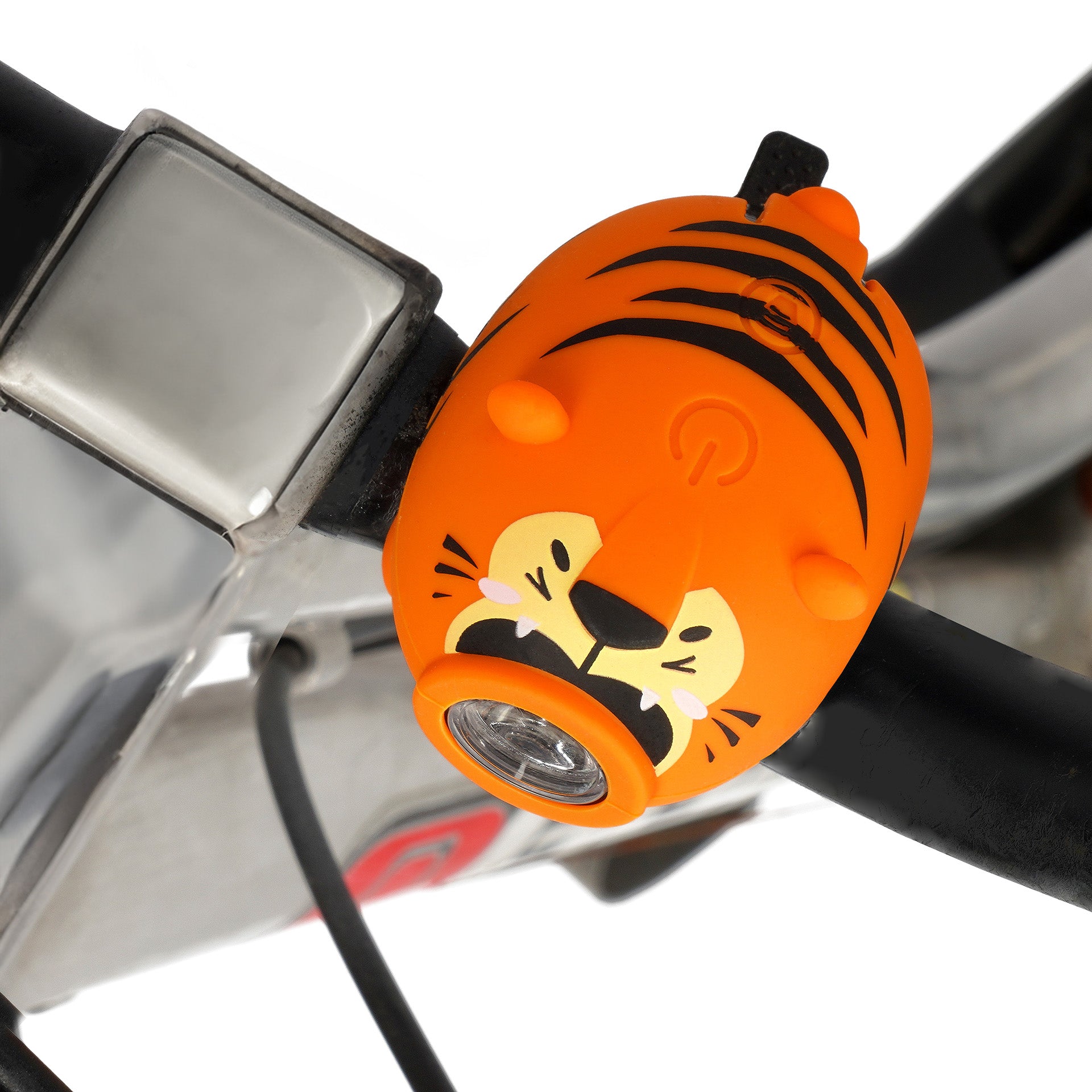 Tiger – Wiederaufladbares Fahrradlicht mit Hupe von Legami