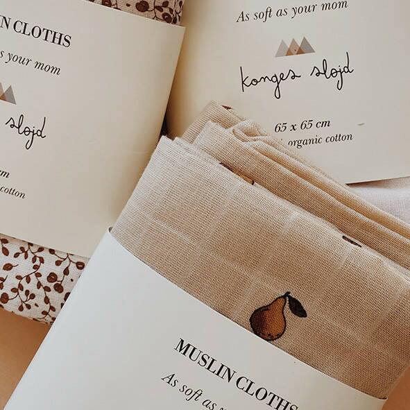 Mulltücher 3er Set von Konges Sløjd