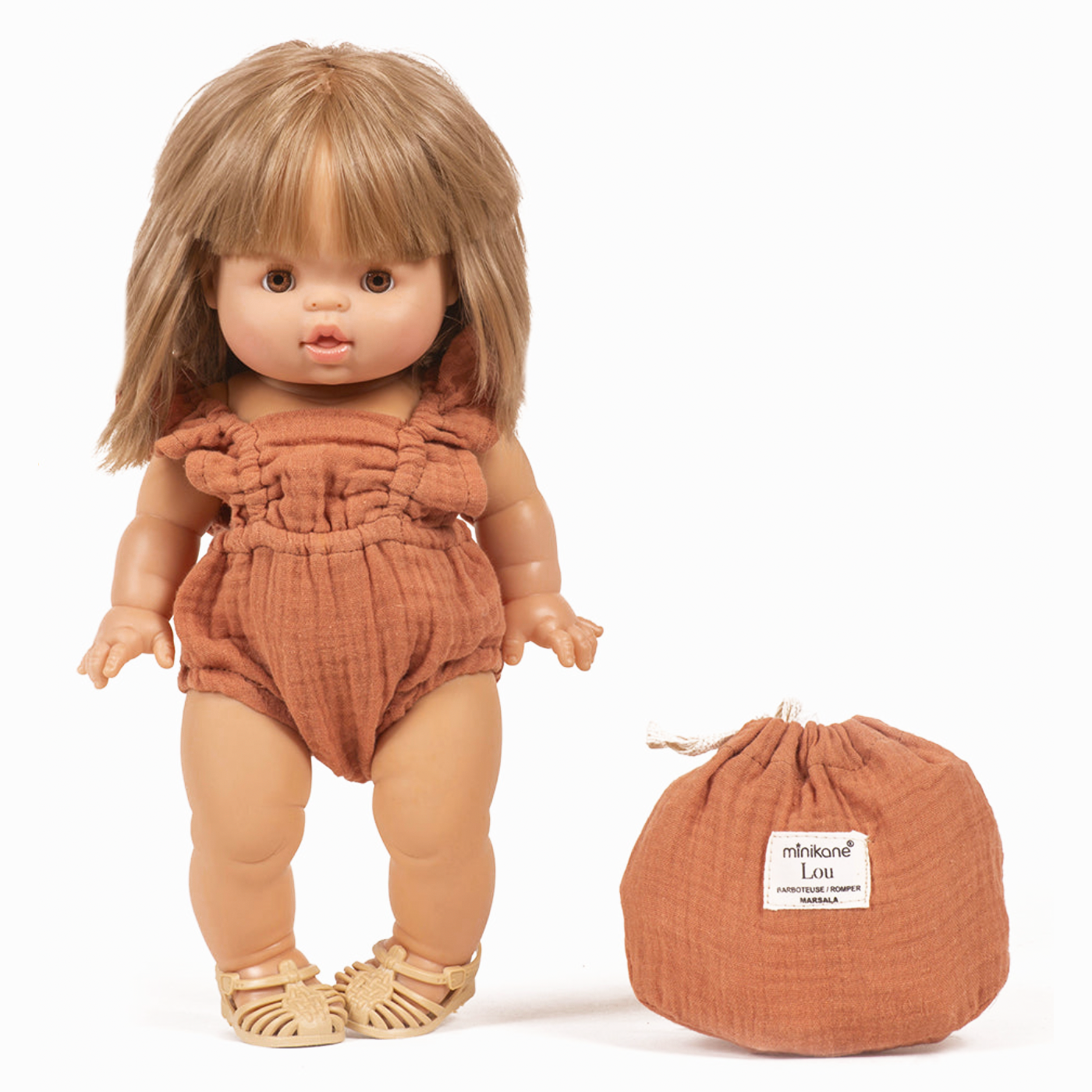 Puppenkleid Retro für Puppen gross von Minikane