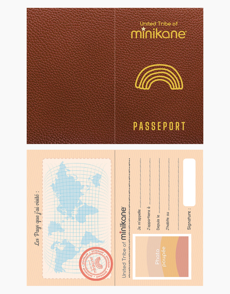 Reisepass für Puppen von Minikane