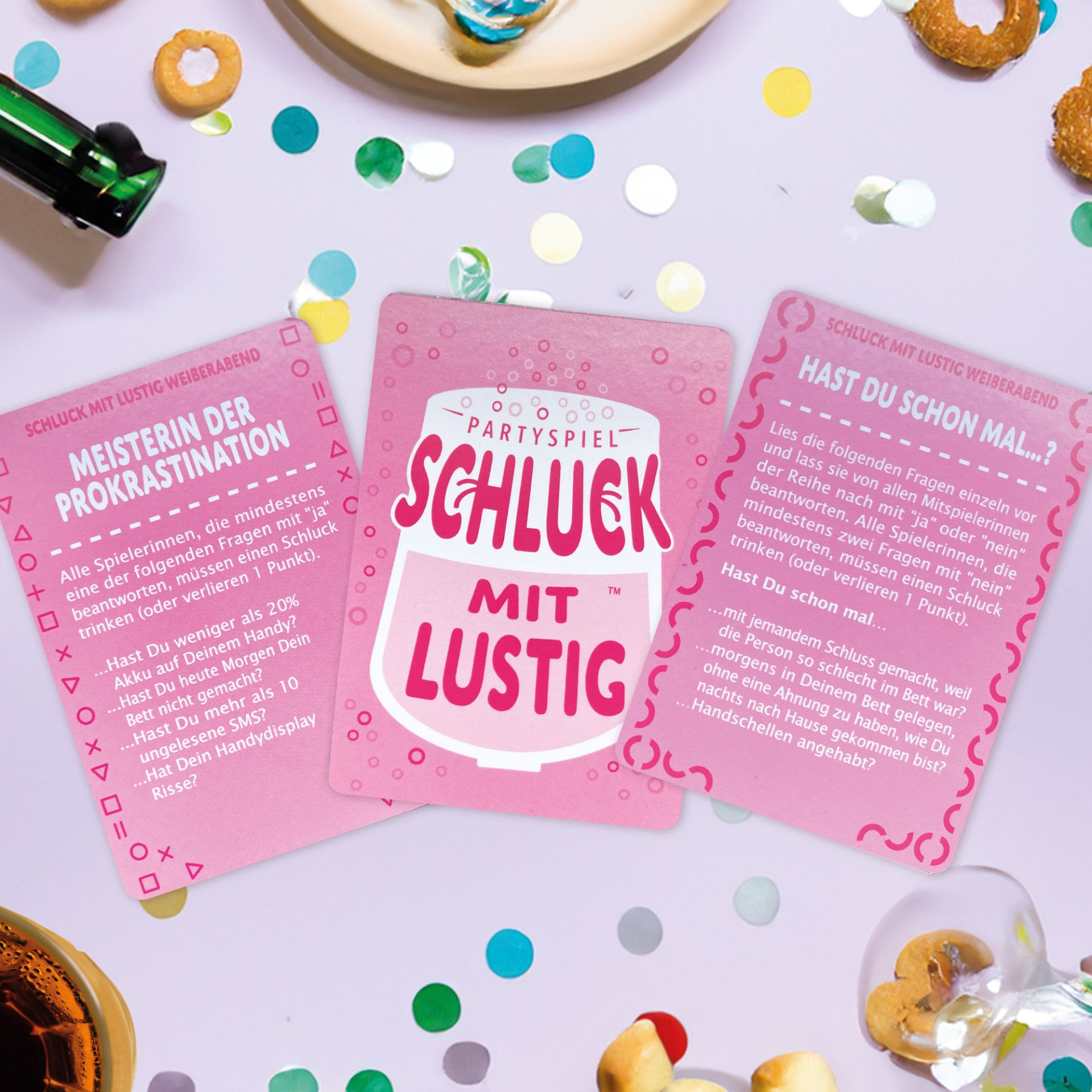 Kartenspiel Schluck mit Lustig (Edition Weiberabend) von Kylskapspoesi
