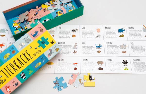 Tierkacke Puzzle