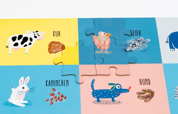 Tierkacke Puzzle