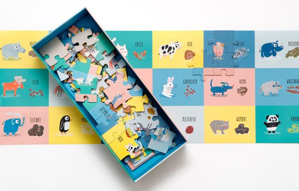 Tierkacke Puzzle