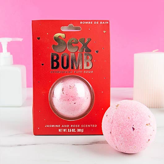 Badebombe Sex Bomb von Gift Republic – Jasminduft mit Blütenblättern