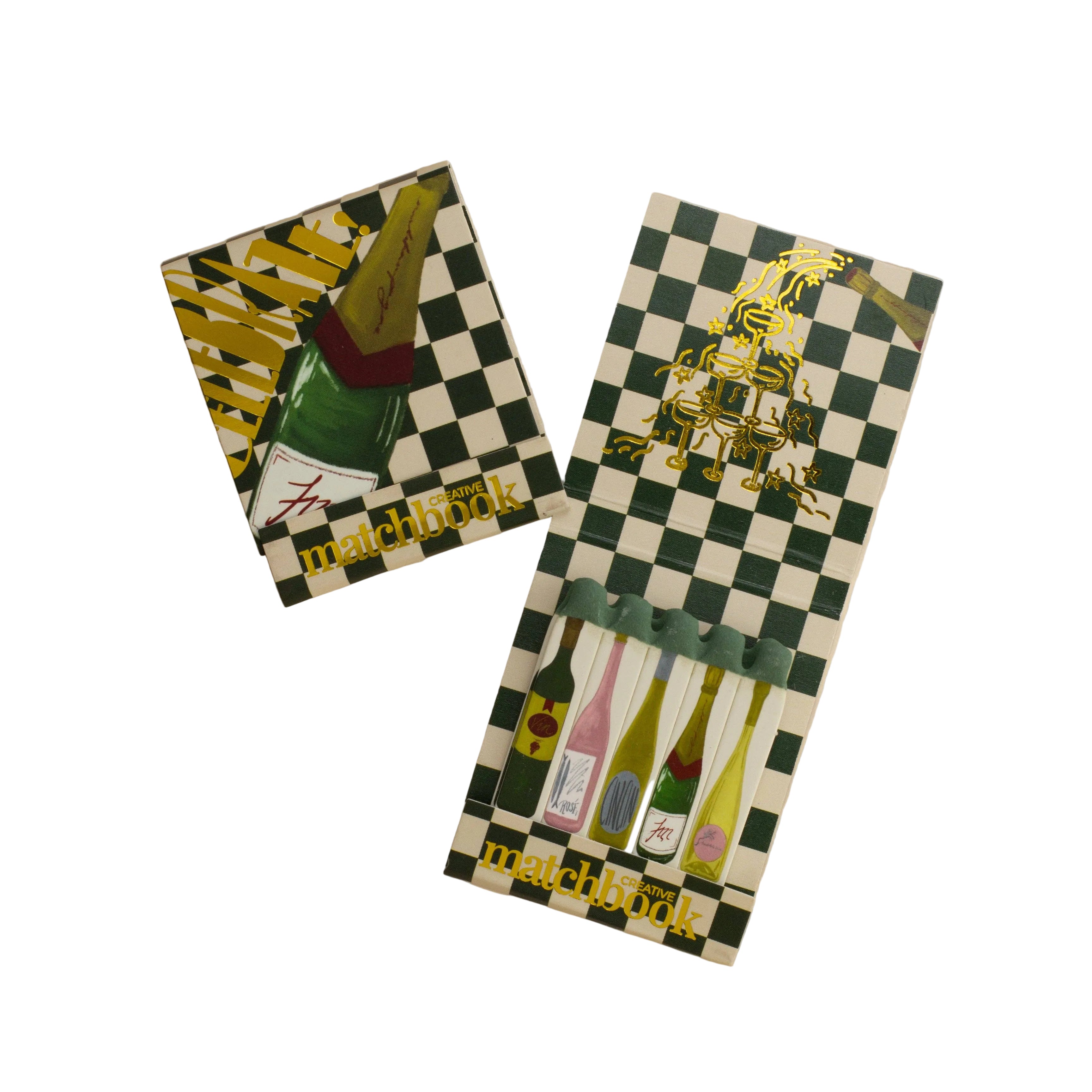 Matchbook Aperol Spritz Ingredients von Matchbook Creative – Streichholzheftchen geschlossen