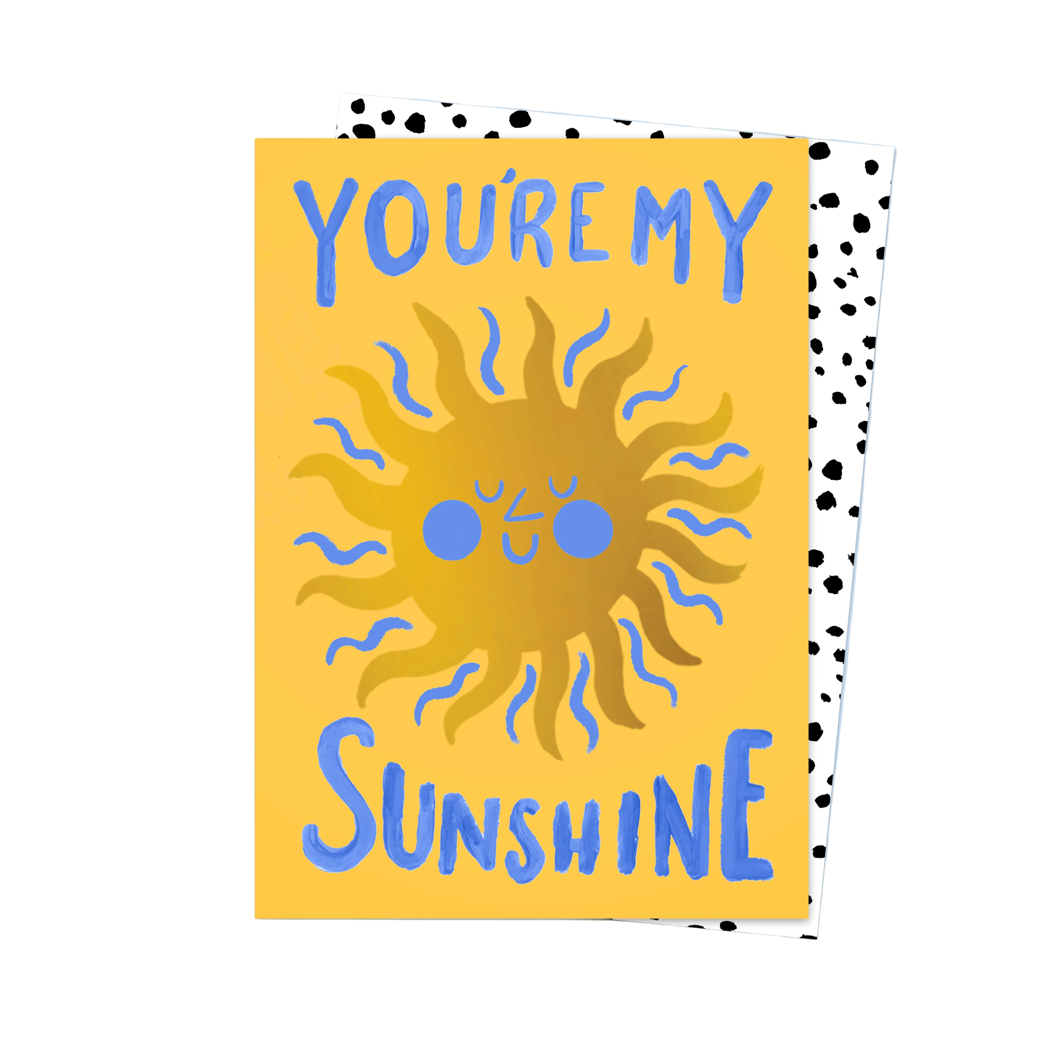 You Are My Sunshine – bunte Grußkarte von Eleanor Bowmer