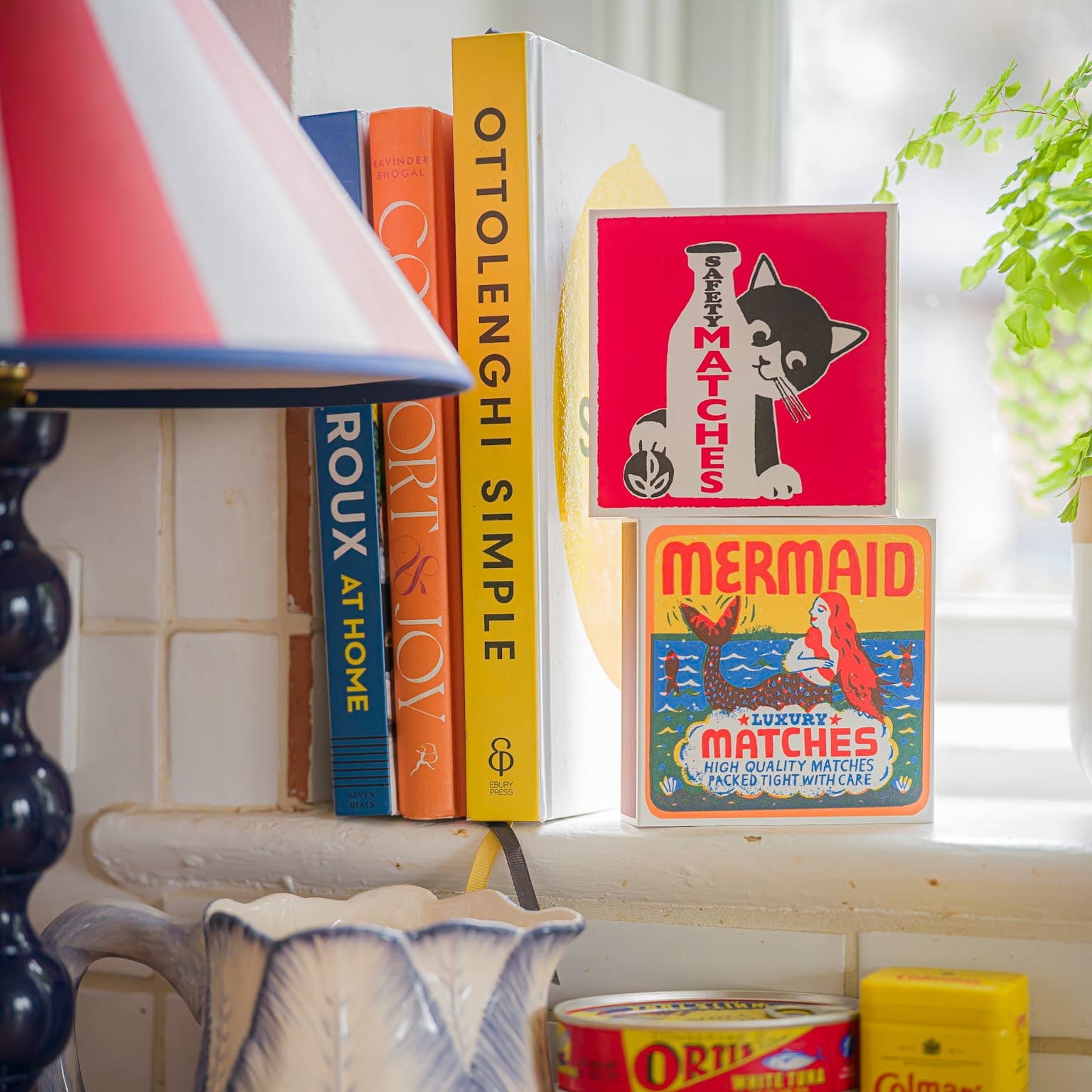 Streichholzschachtel „Schwarze Katze“ von Archivist Gallery