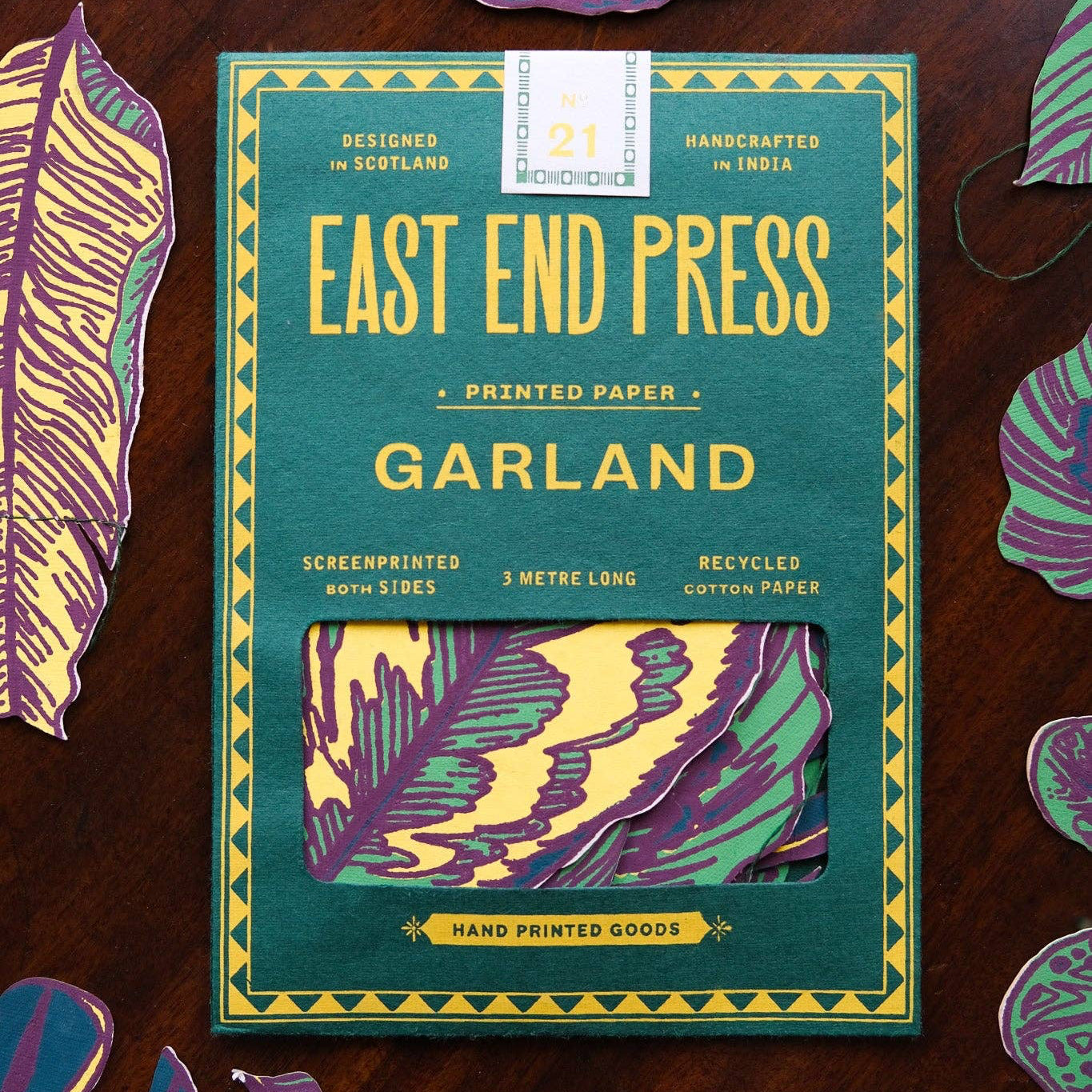 Blätter Girlande East End Press – Lifestyle hängend an Wand