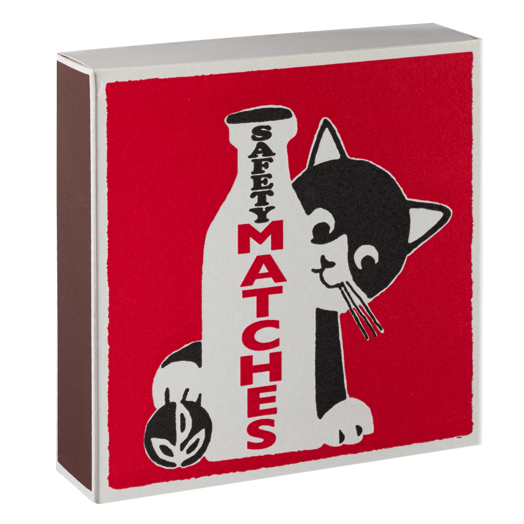 Streichholzschachtel Schwarze Katze Archivist Gallery – Lifestyle mit Streichholz
