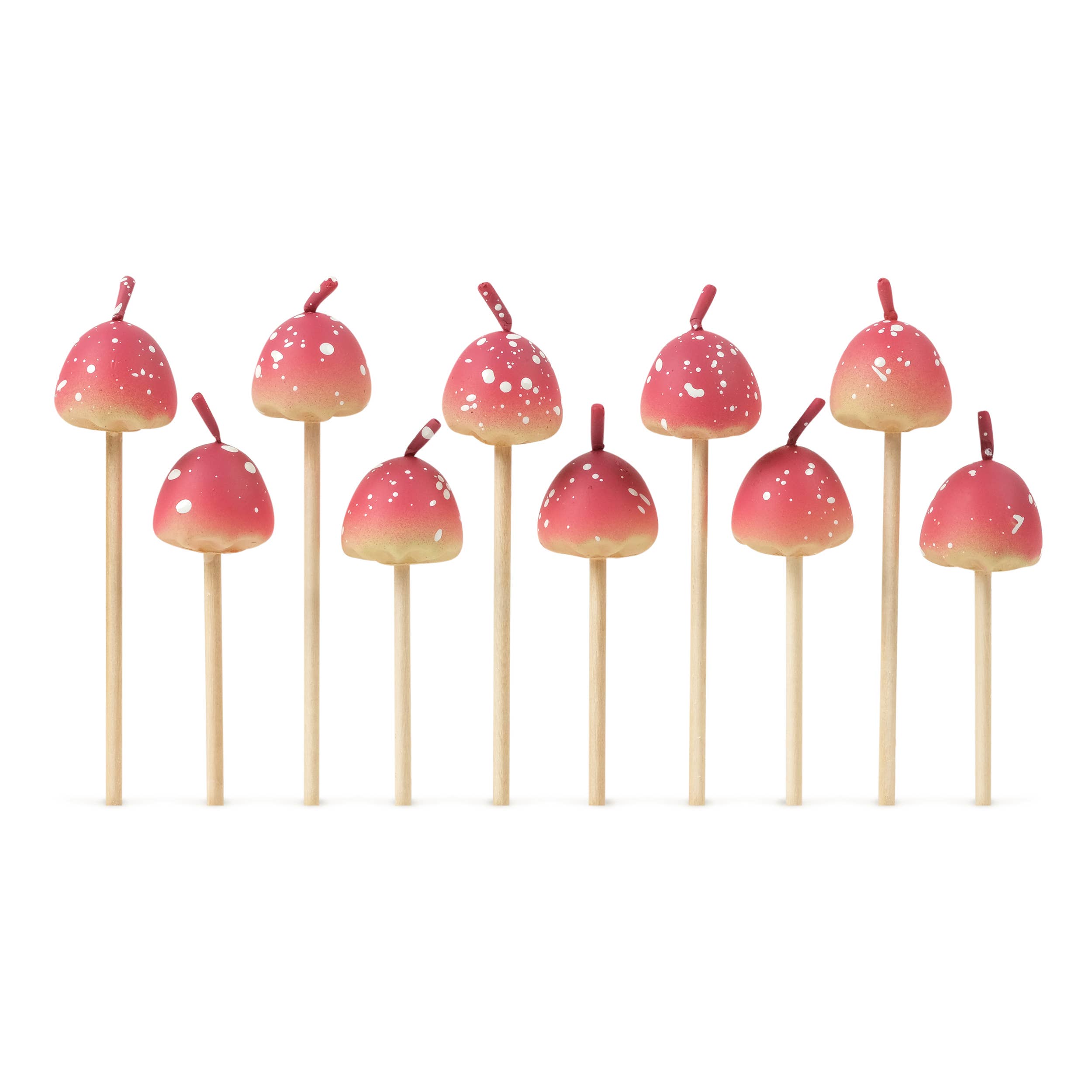 Woodland Wicks Pilzkerzen Fred - 2 Groessen Wachs Pilze Party