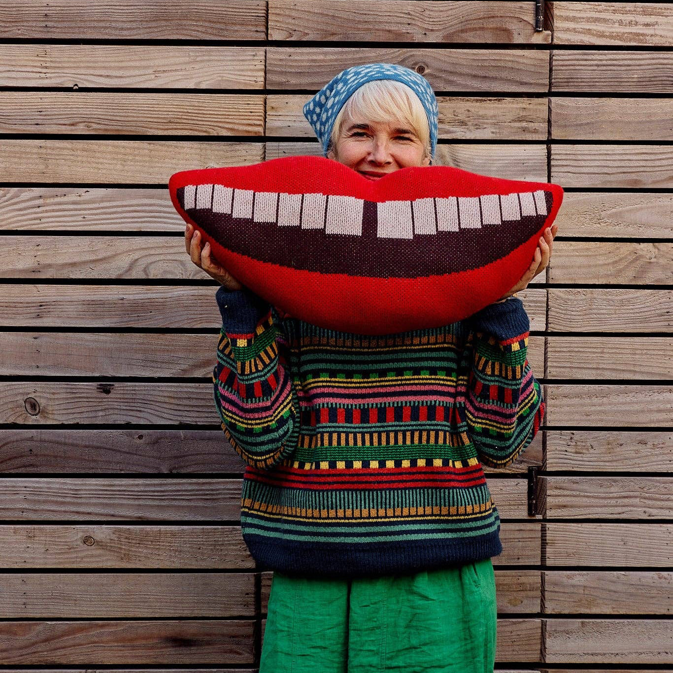 Kissen «Smile» von Donna Wilson