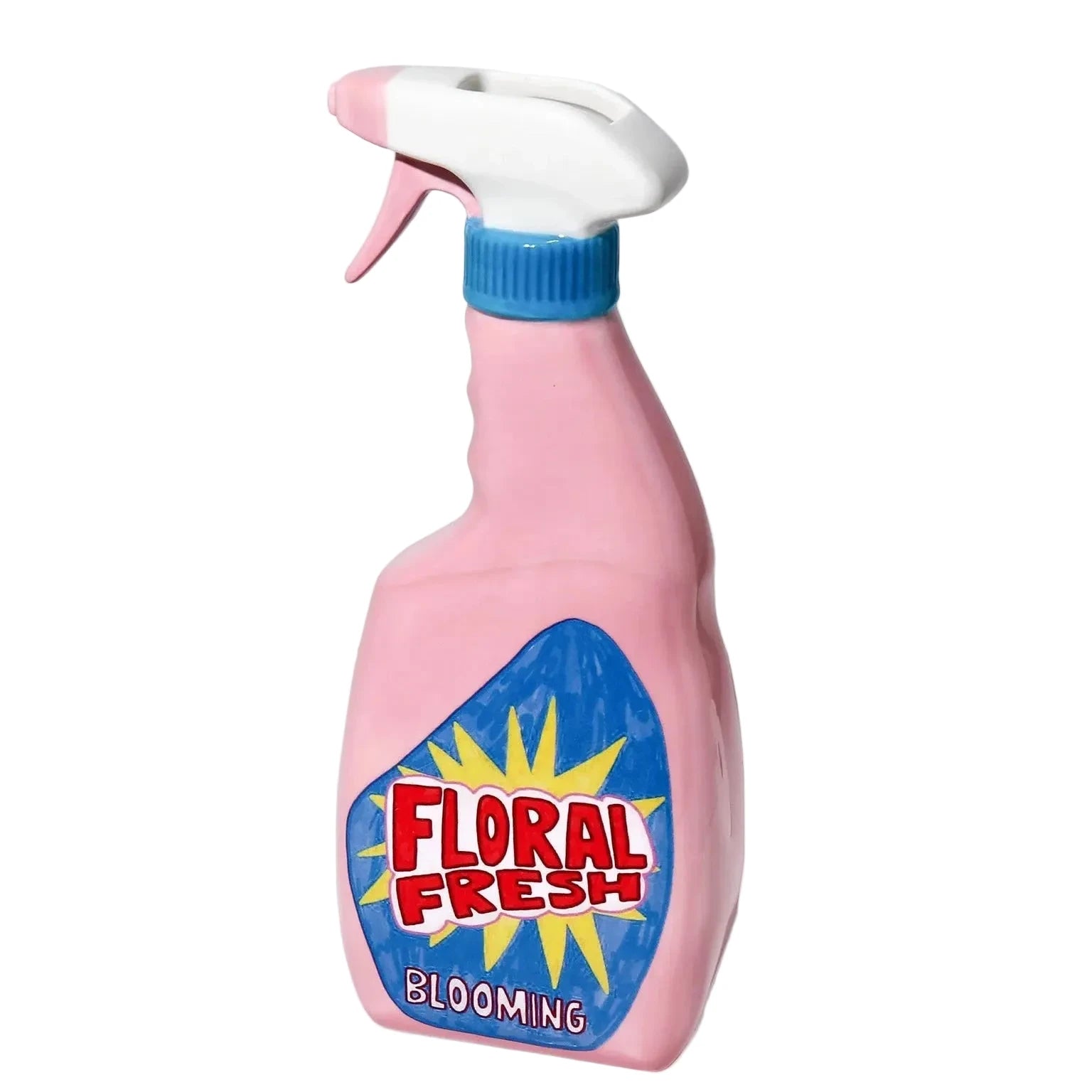 Freshup Vase von DOIY Design – Keramikvase in Form einer Sprühflasche, Frontansicht