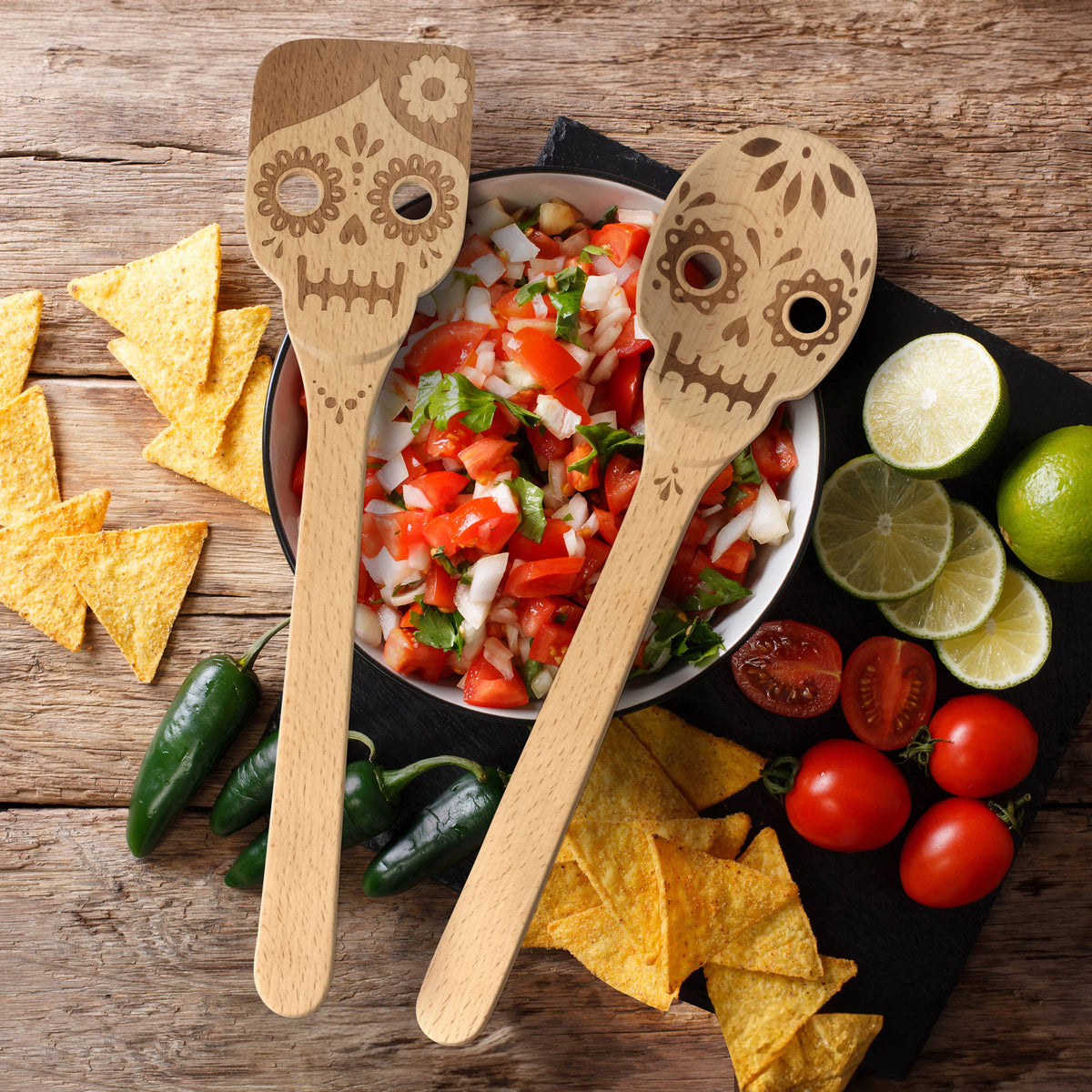 Fred Dead Set – Spatula Detailansicht Skull-Design