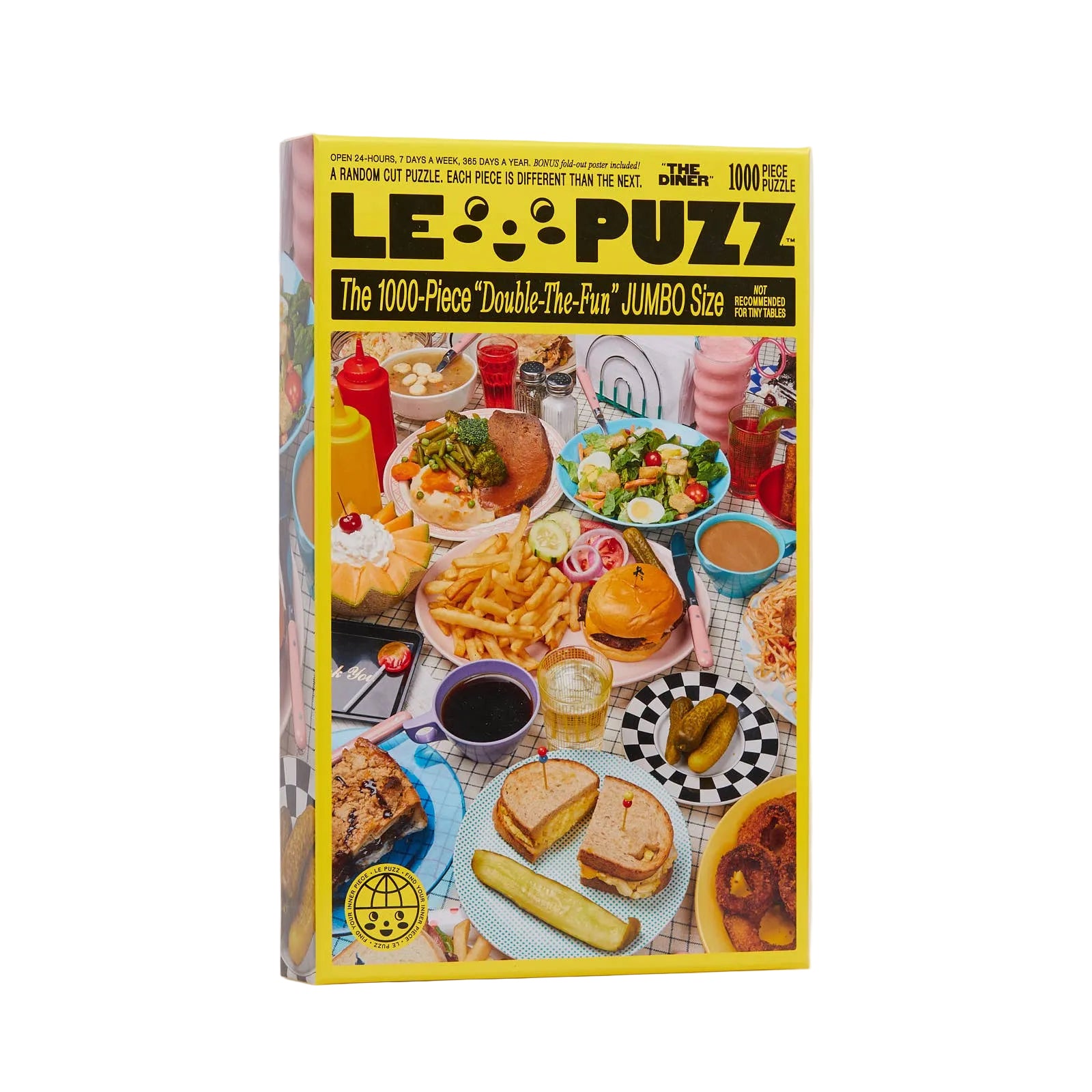 Das Diner Puzzle von Le Puzz – Frontansicht Schachtel 1000 Teile American Diner