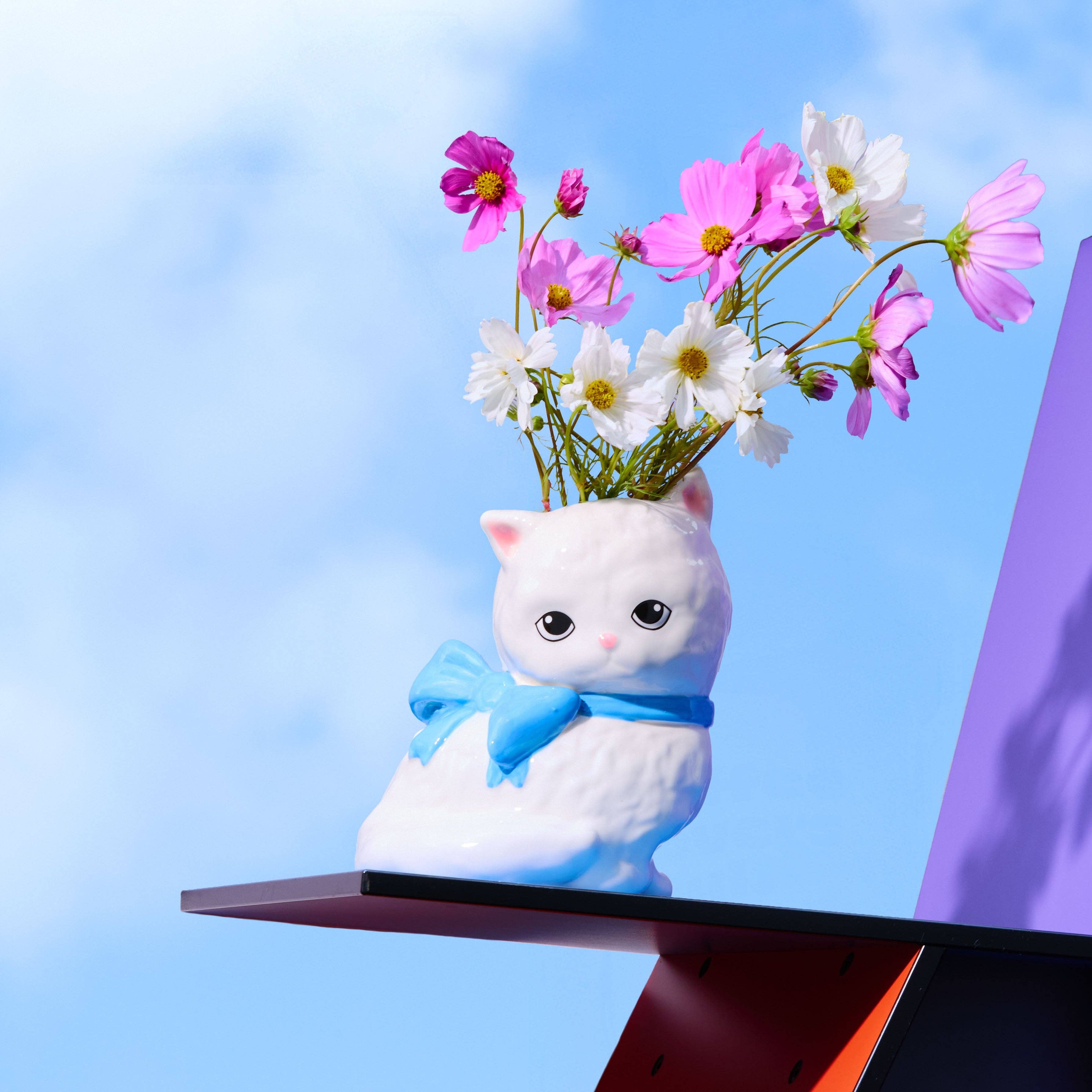 Keramikvase Katze von Fluid Market