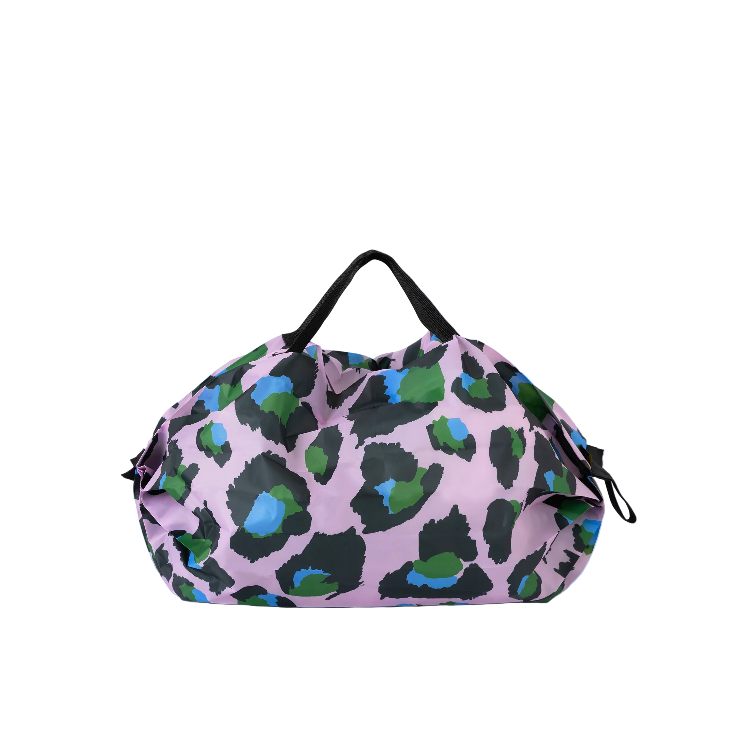 Wiederverwendungstasche Rosa Leopard von Eleanor Bowmer - faltbar rosa Leopardenprint UK