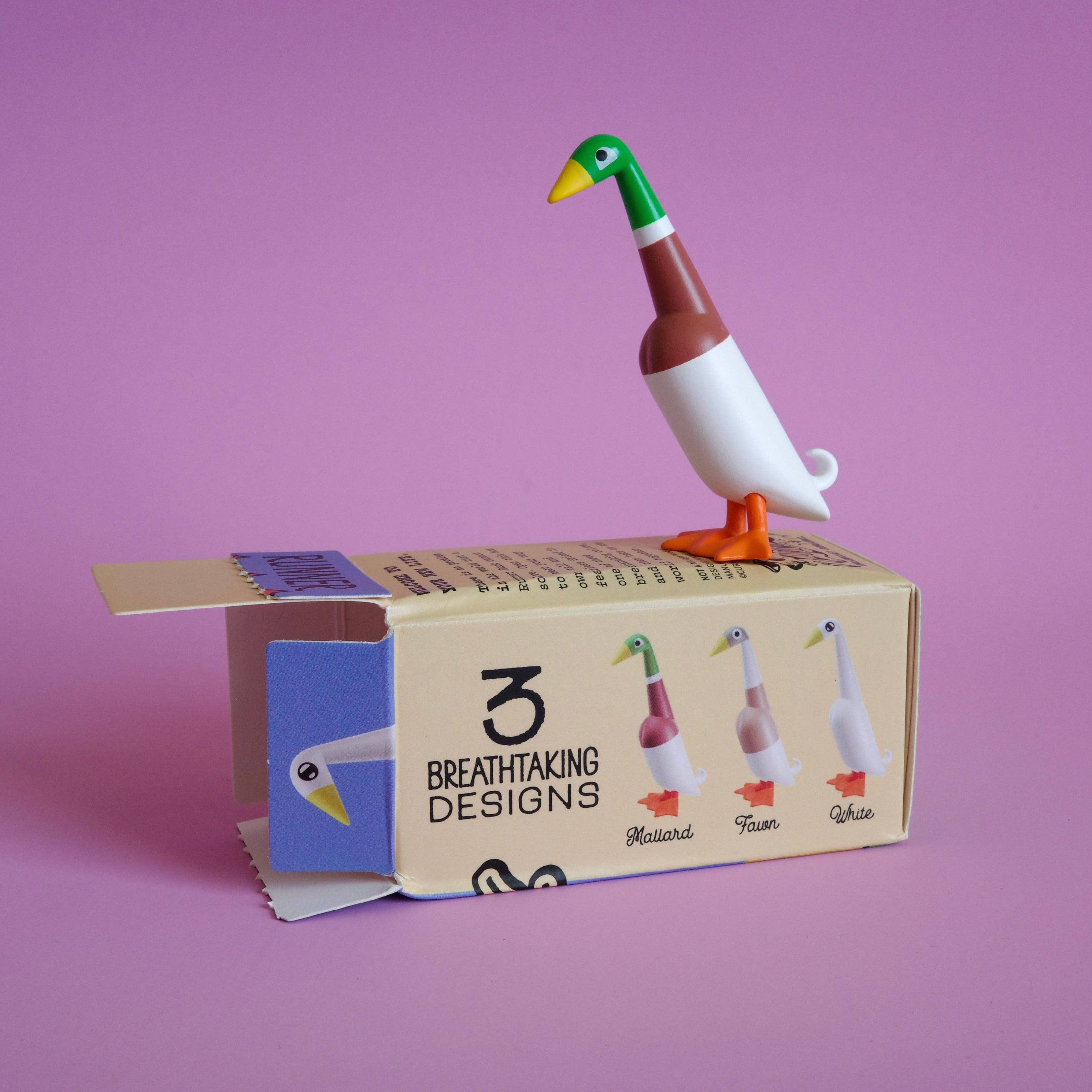 Curlworks Laufenten Blindbox – alle 3 möglichen handbemalten Figuren Übersicht