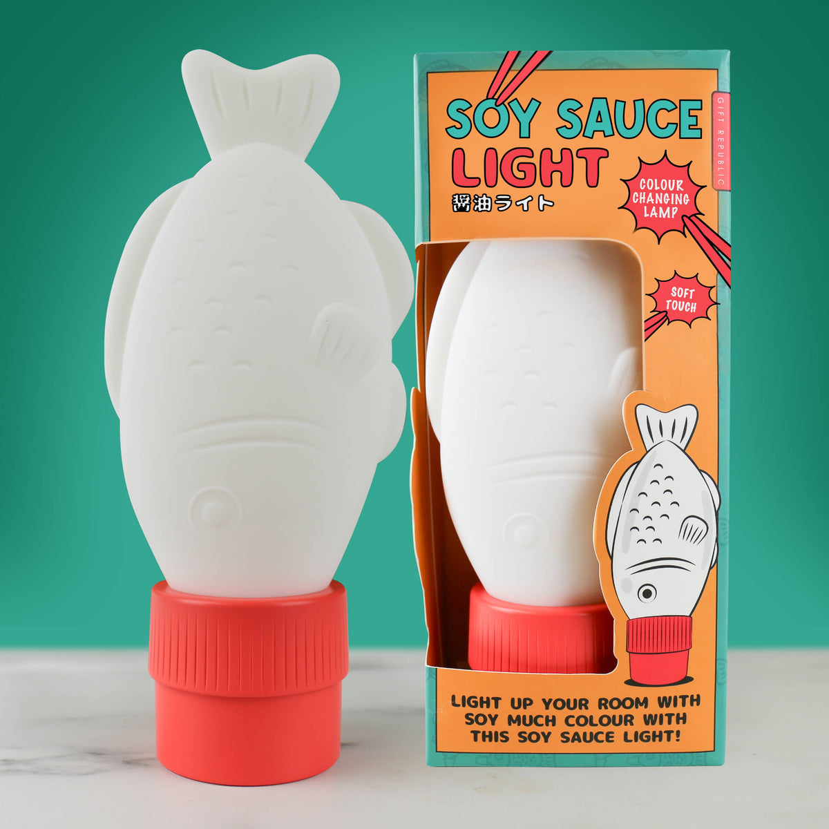 Gift Republic Soy Sauce Light – leuchtend in Dunkelheit, Farbwechsel
