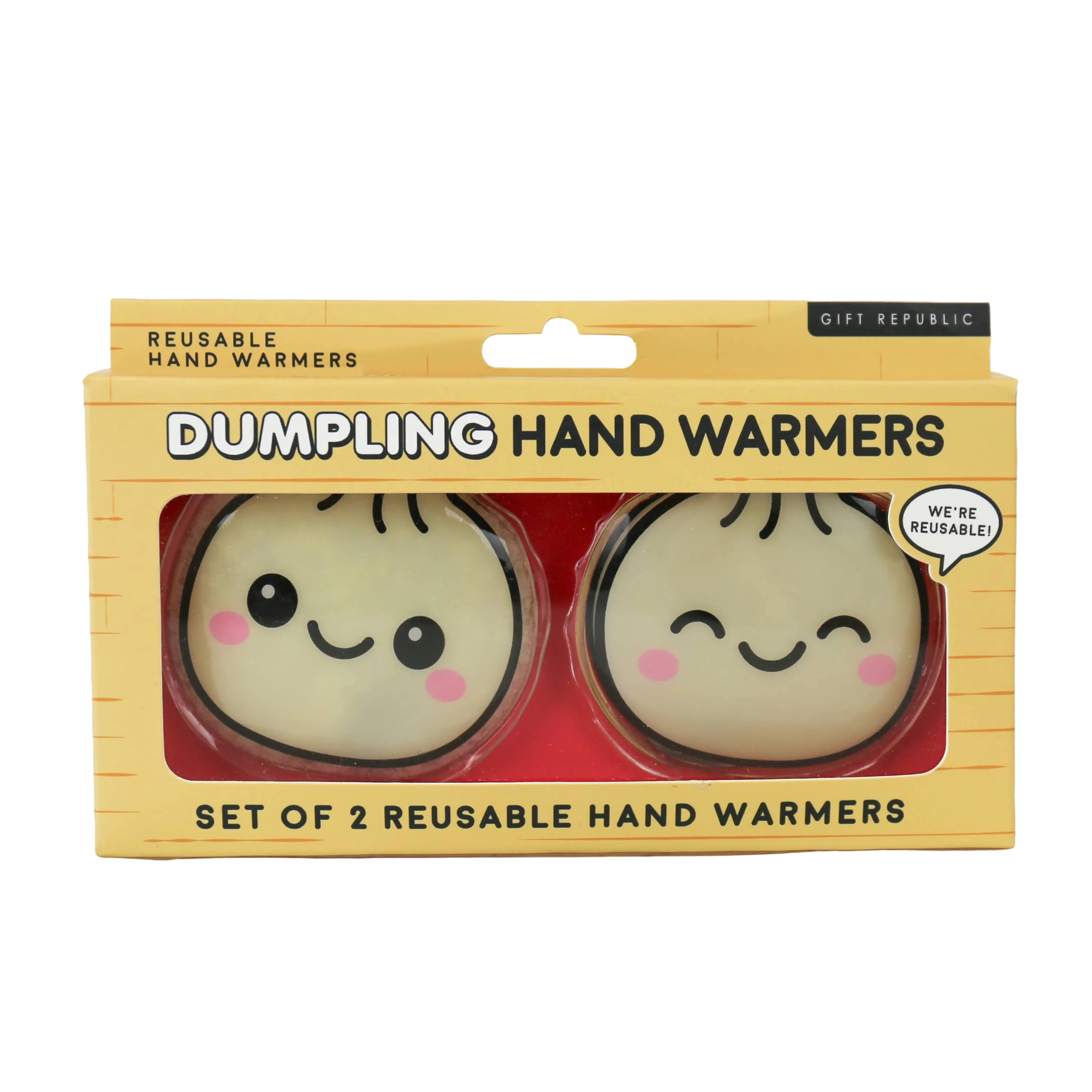 Handwärmer Dumpling von Gift Republic – weiches Plüsch in Dumpling-Form