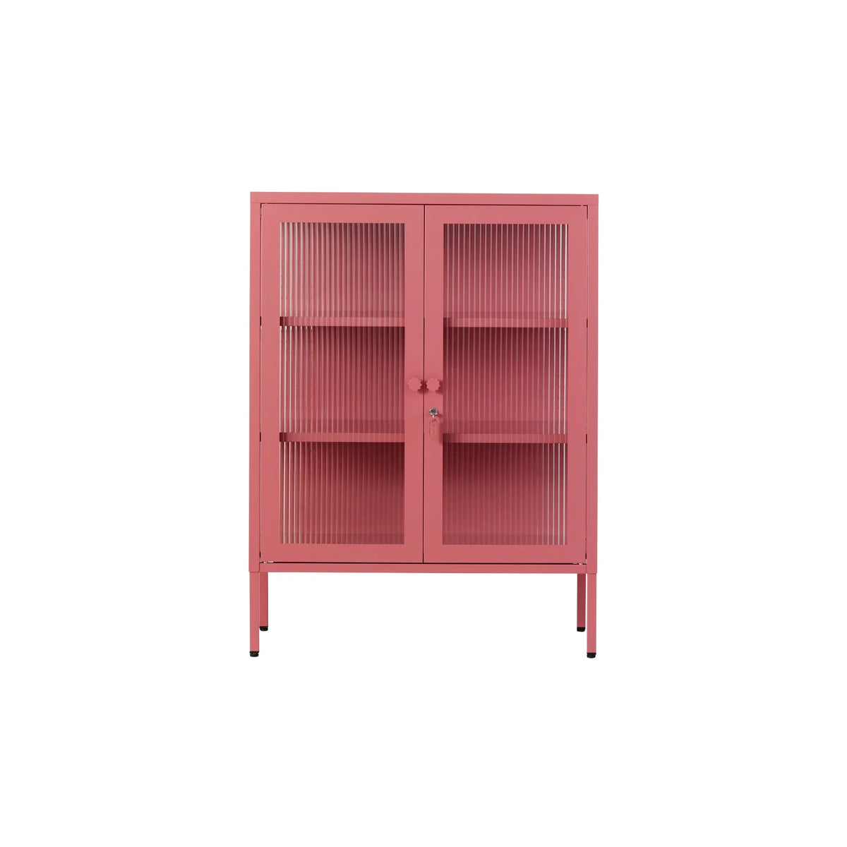 Schrank The Mixer von Mustard Made in Berry – Getränkeschrank Riffelglas Metallmöbel