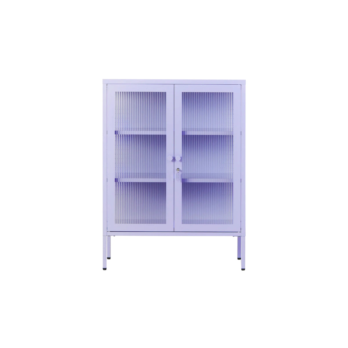 Schrank The Mixer von Mustard Made in Lilac – Getränkeschrank Riffelglas Einzug