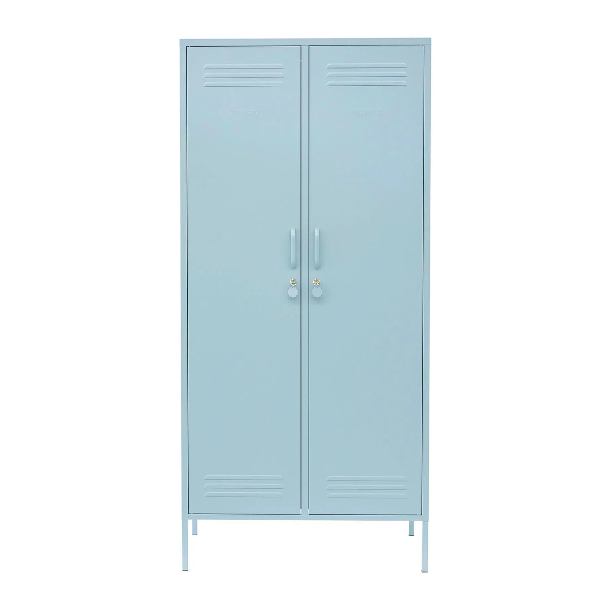 Schrank The Twinny von Mustard Made in Ocean – Zweitüriger Metallspind Designmöbel