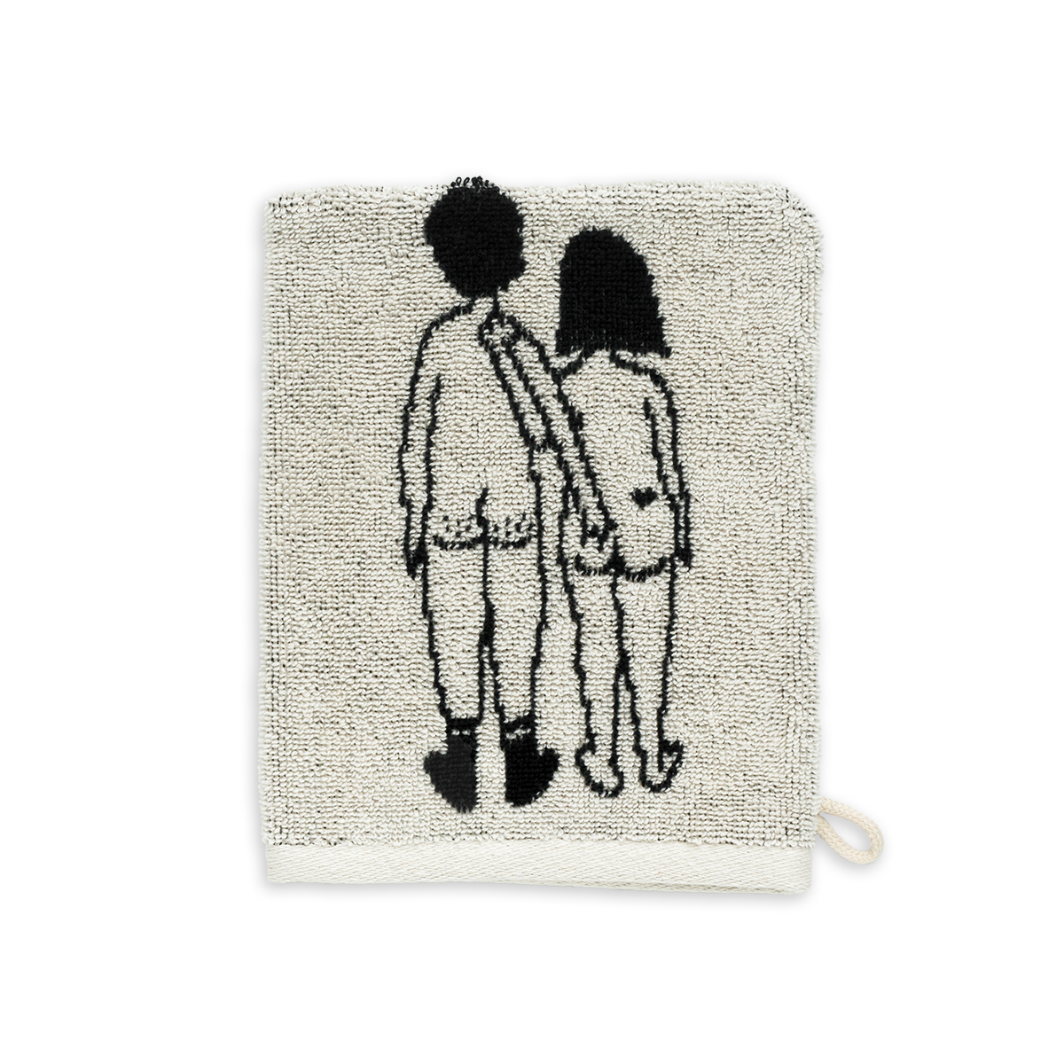 Waschlappen-Set «Nacktes Paar» von helen b