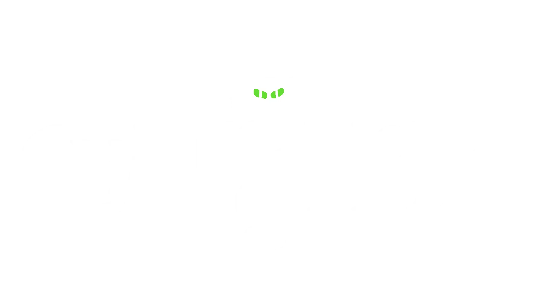 Chat Noir Bern Logo mit grün blinkenden Katzenaugen