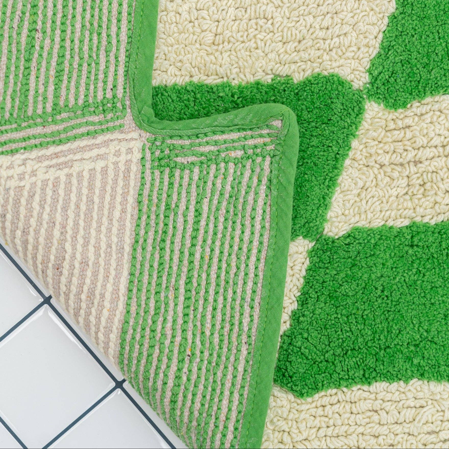 Kassetten-Badematte aus Bio-Baumwolle von Tarta Gelatina