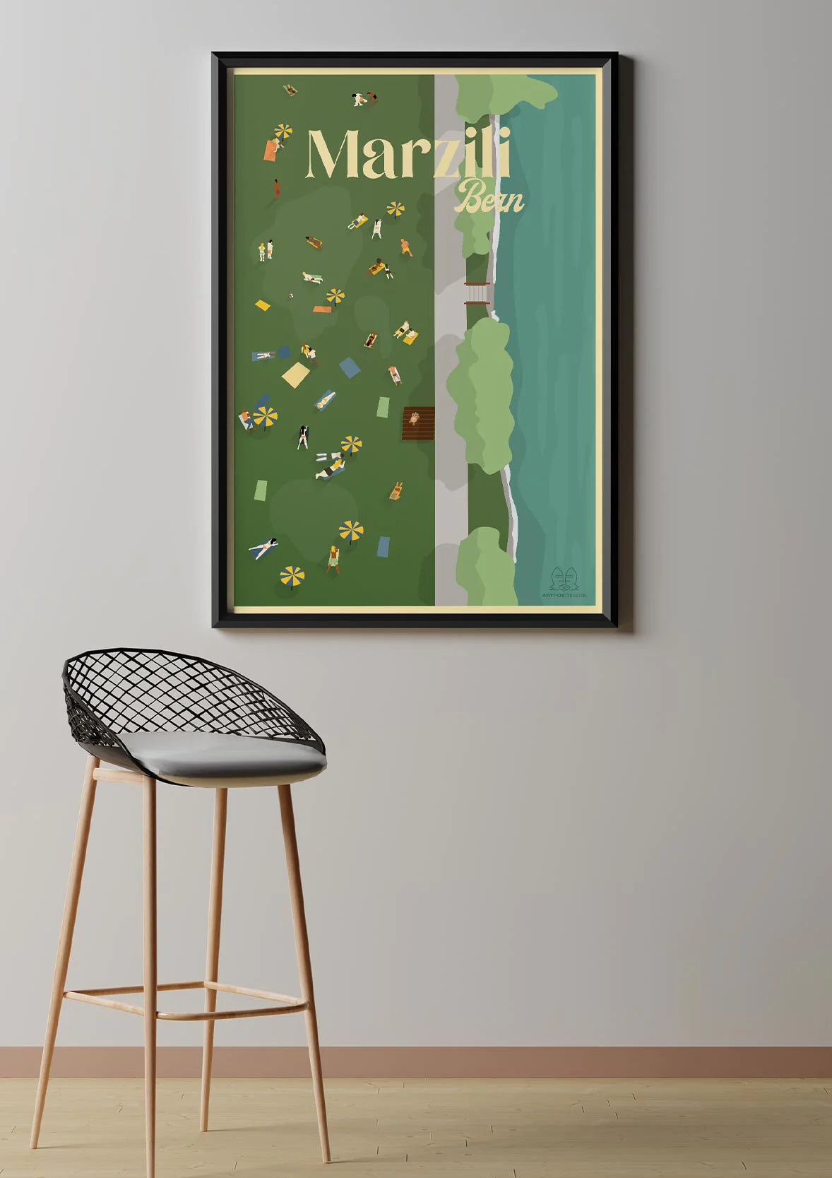 Poster Marzili Detail – Artfox Bern