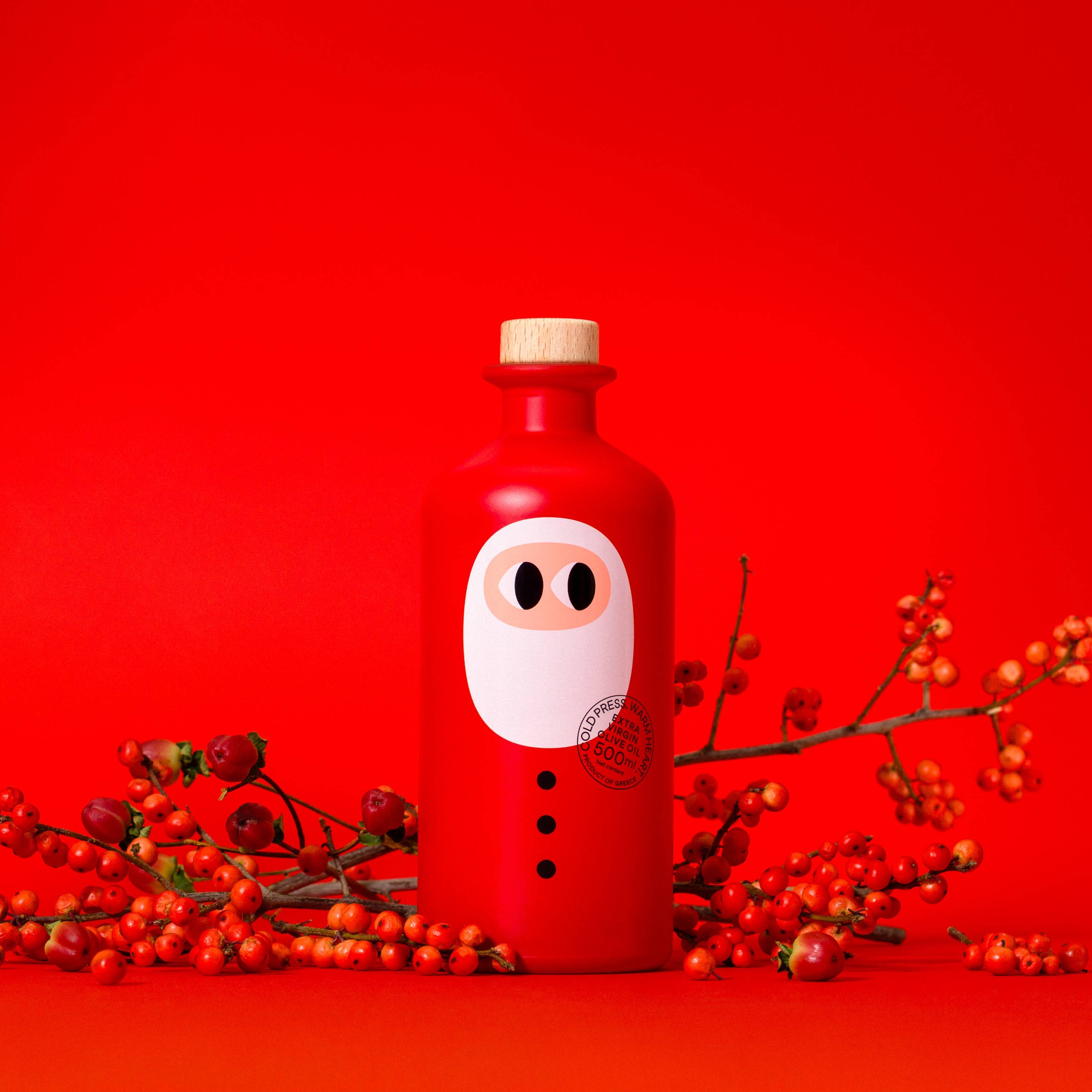 Olivenöl Santa Edition yiayia and friends – Flasche in festlicher Santa-Box