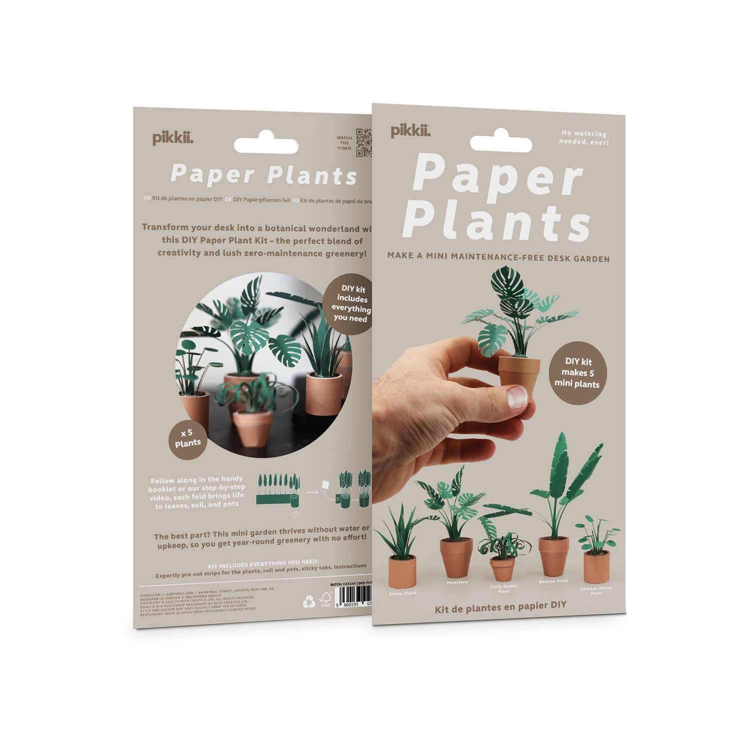 Paper Plants – Origami-Set von Pikkii